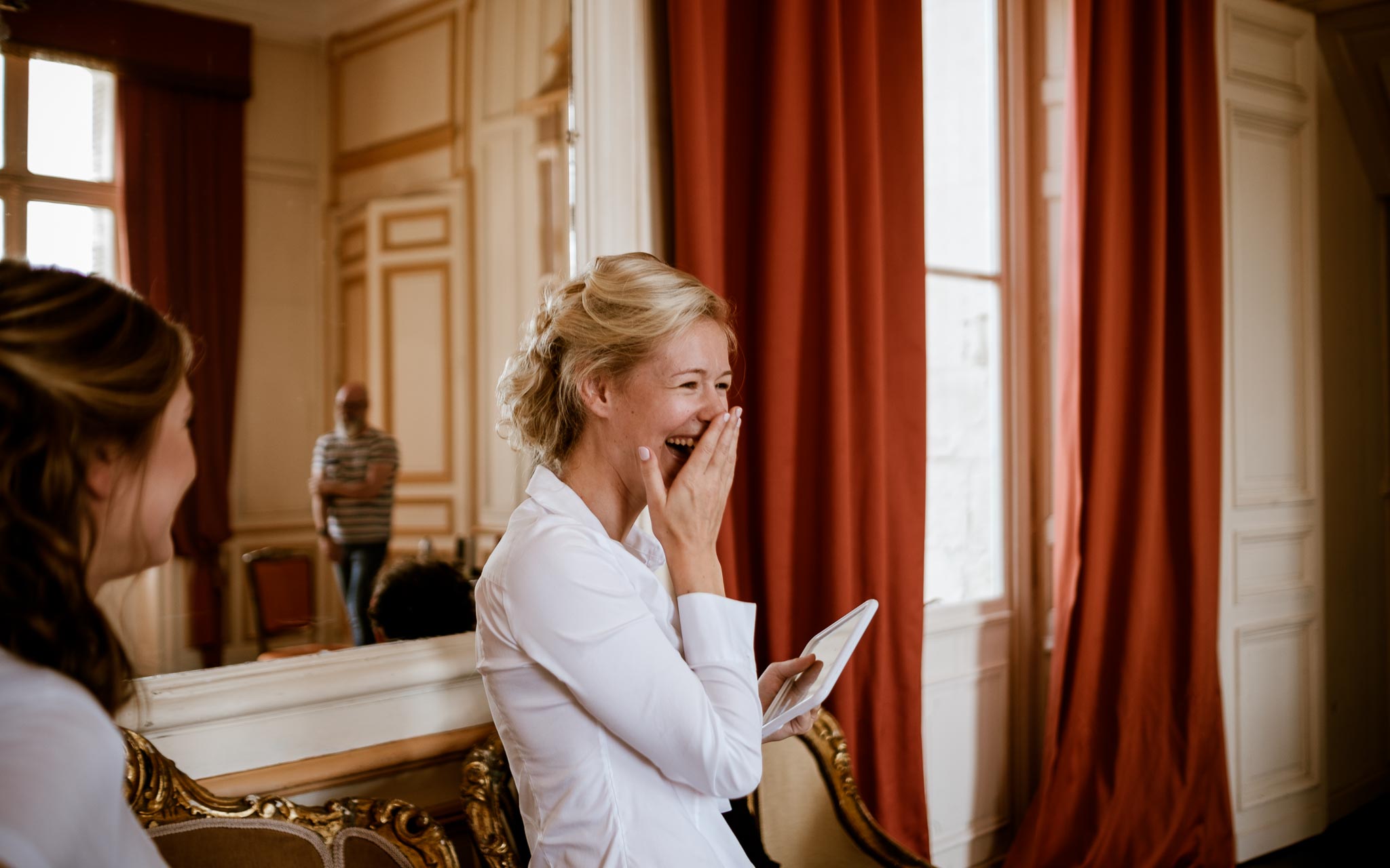 photographies d’un mariage de princesse au Château de Vair, près de Nantes