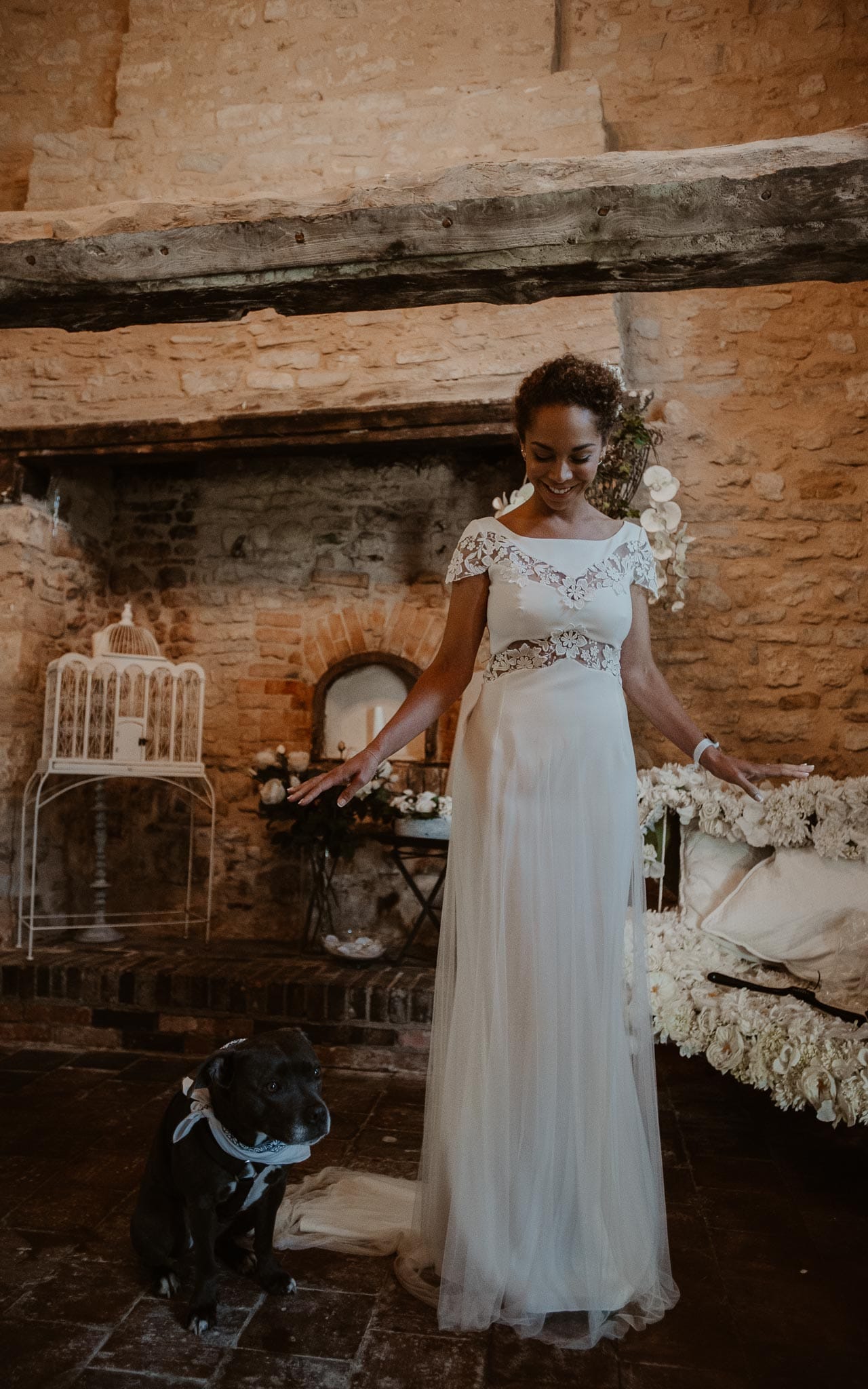 photographies d’un mariage chic multi-culturel au Manoir de Chivré, en Normandie