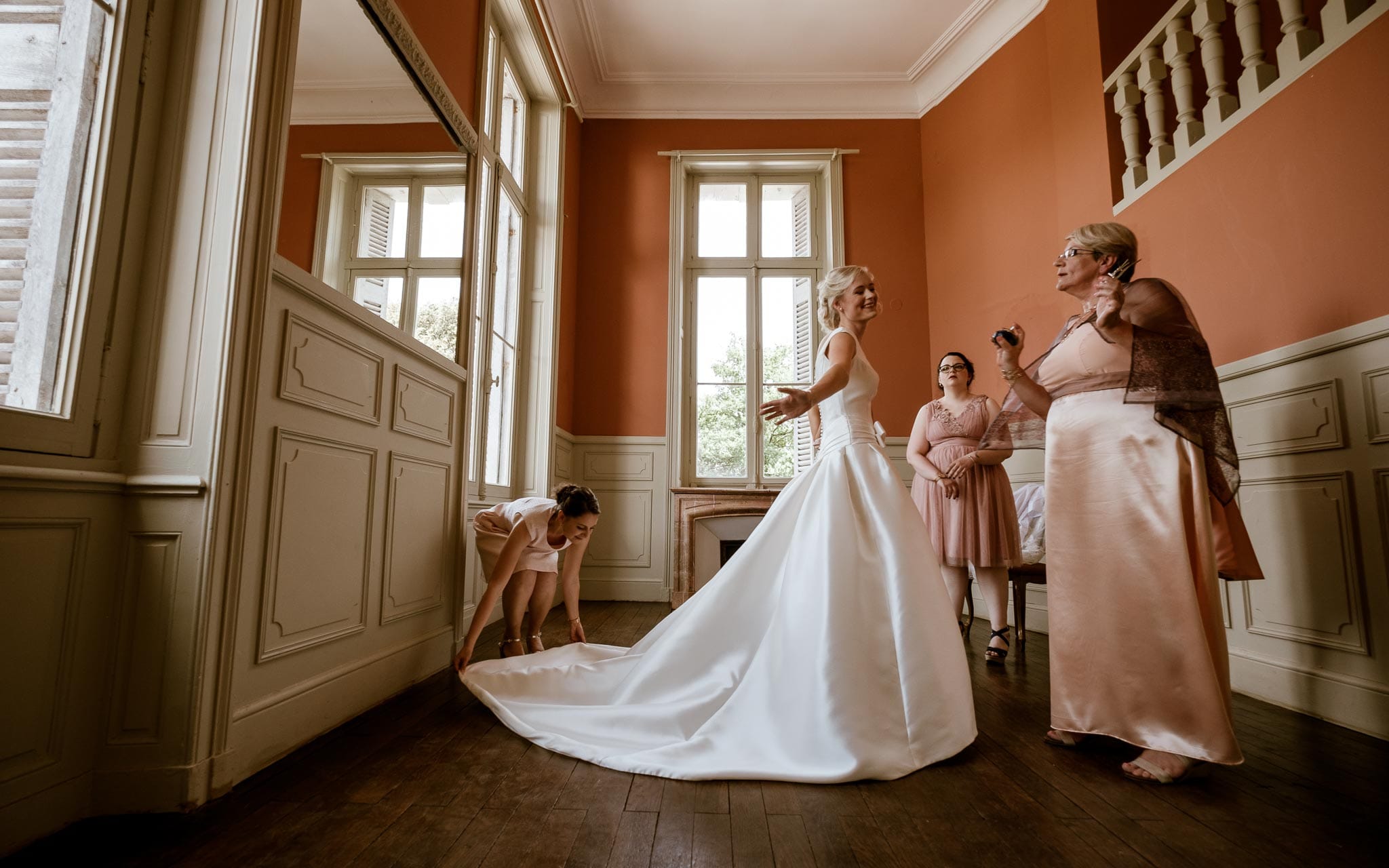 photographies d’un mariage de princesse au Château de Vair, près de Nantes