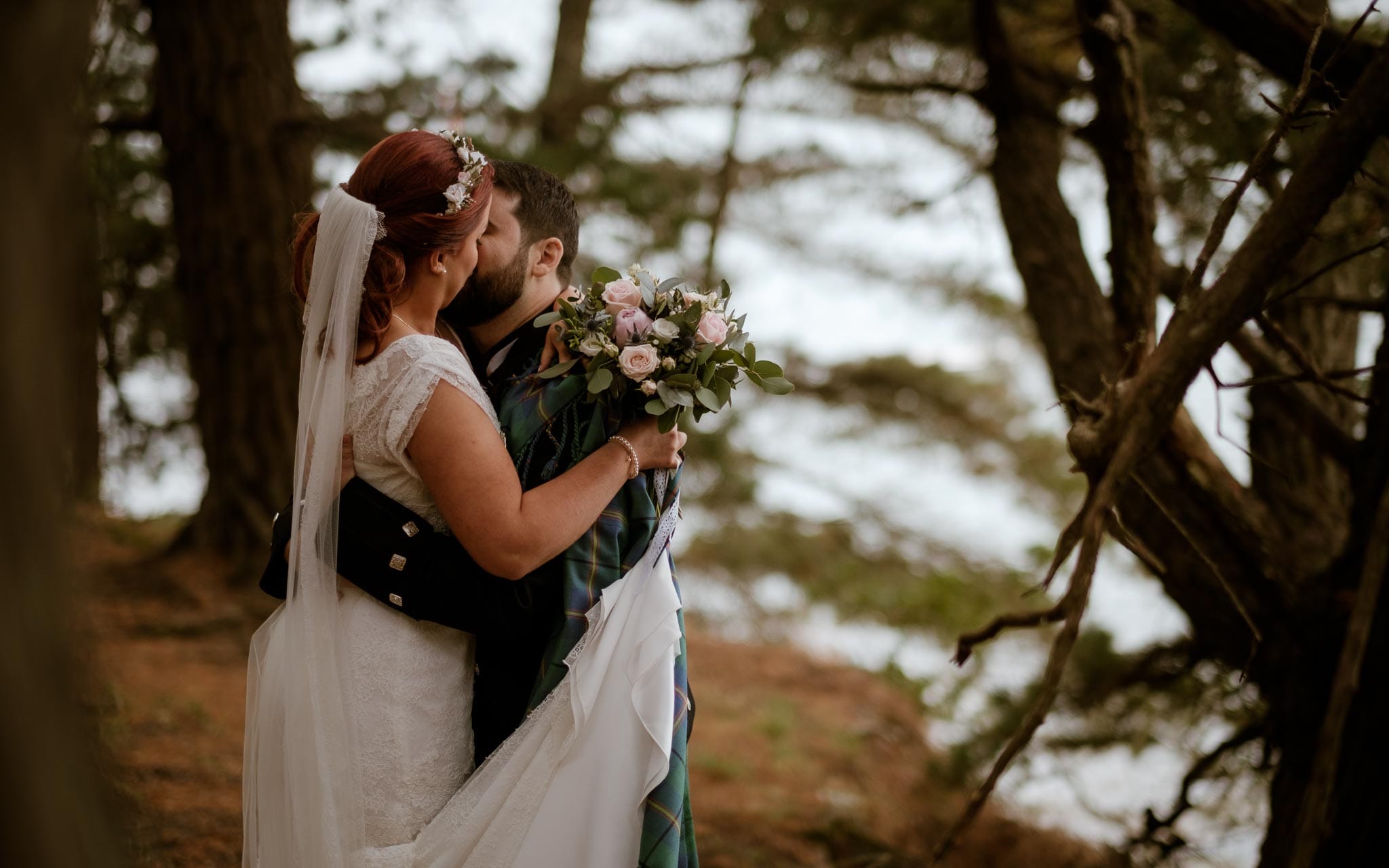 photographies d’un mariage écossais à Arzon, Morbihan