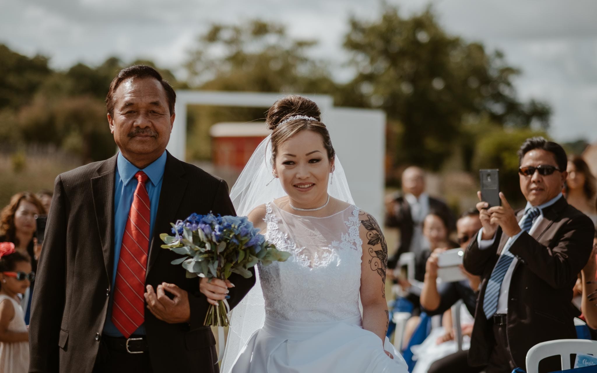 photographies d’un mariage multi-culturel asiatique américain en Vendée