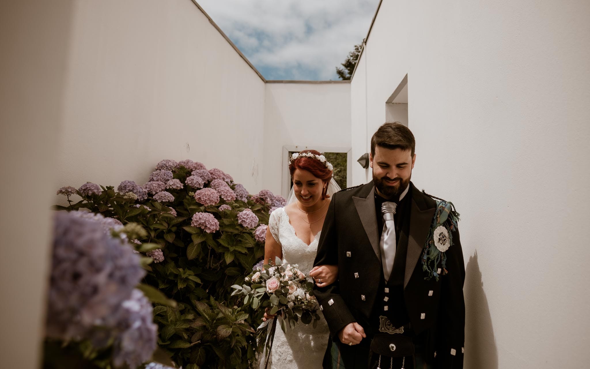 photographies d’un mariage écossais à Arzon, Morbihan