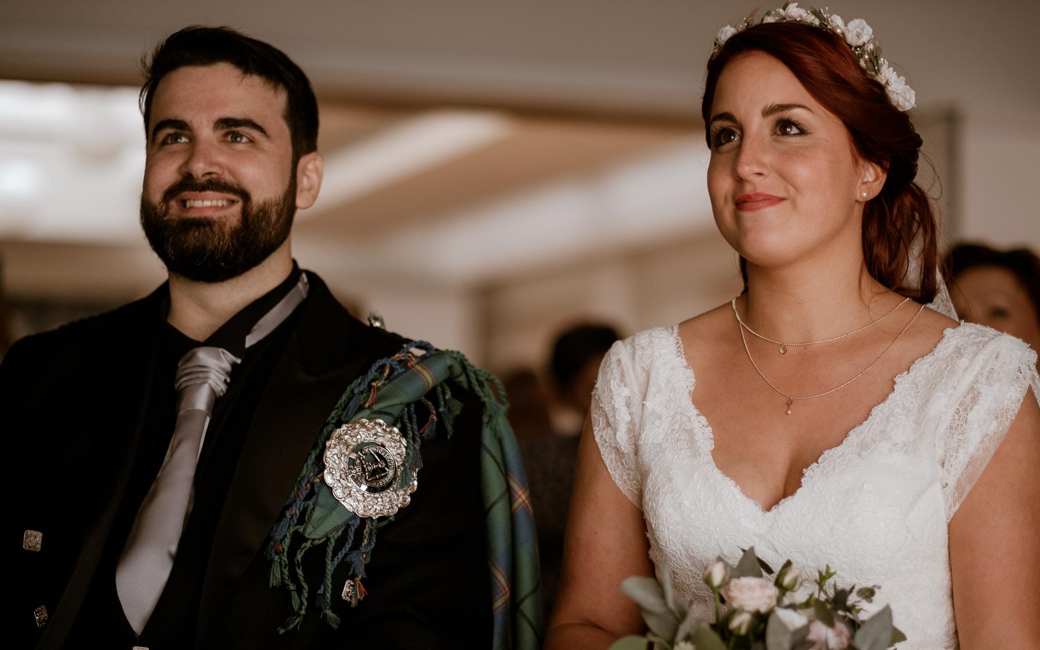 photographies d’un mariage écossais à Arzon, Morbihan