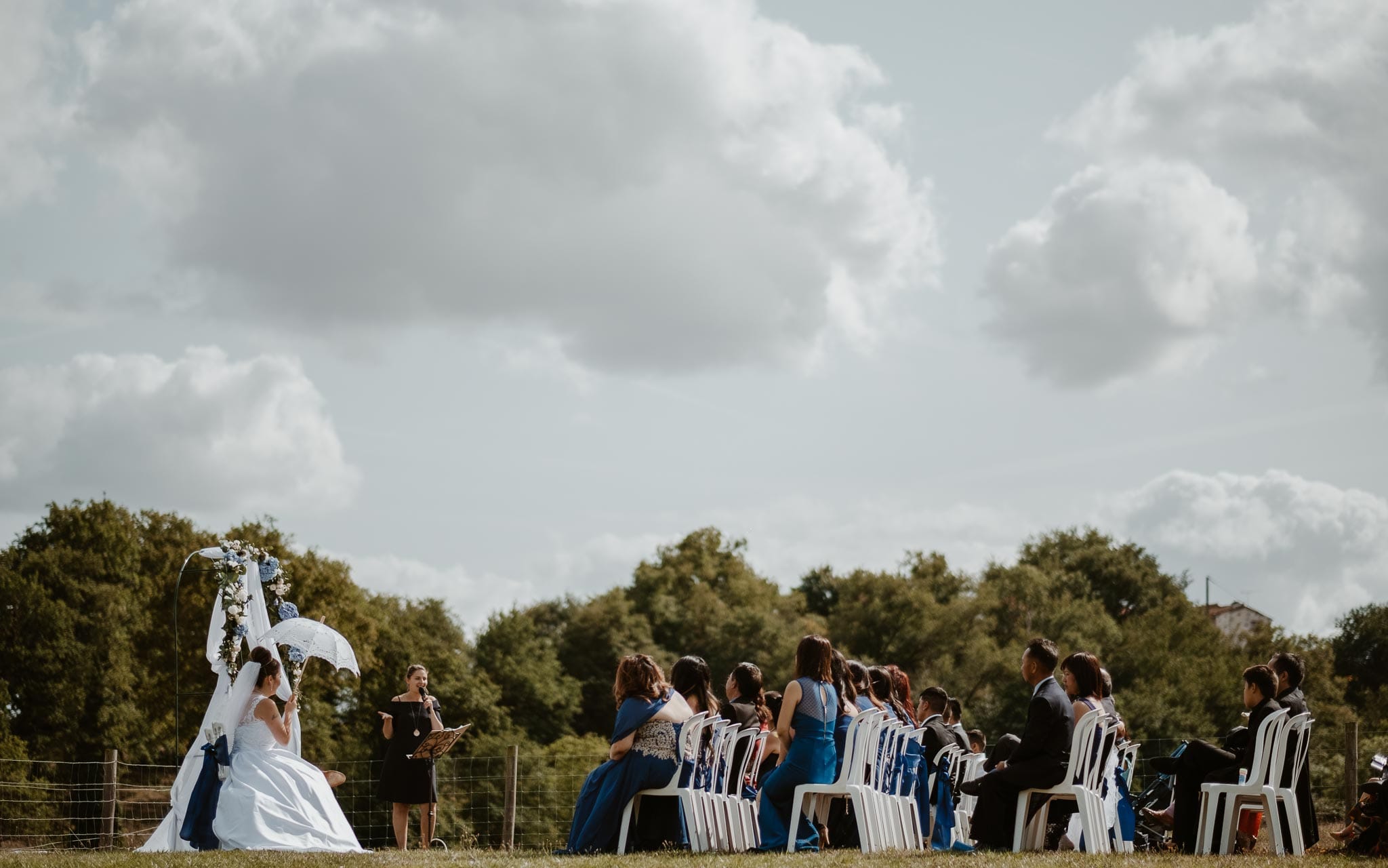 photographies d’un mariage multi-culturel asiatique américain en Vendée