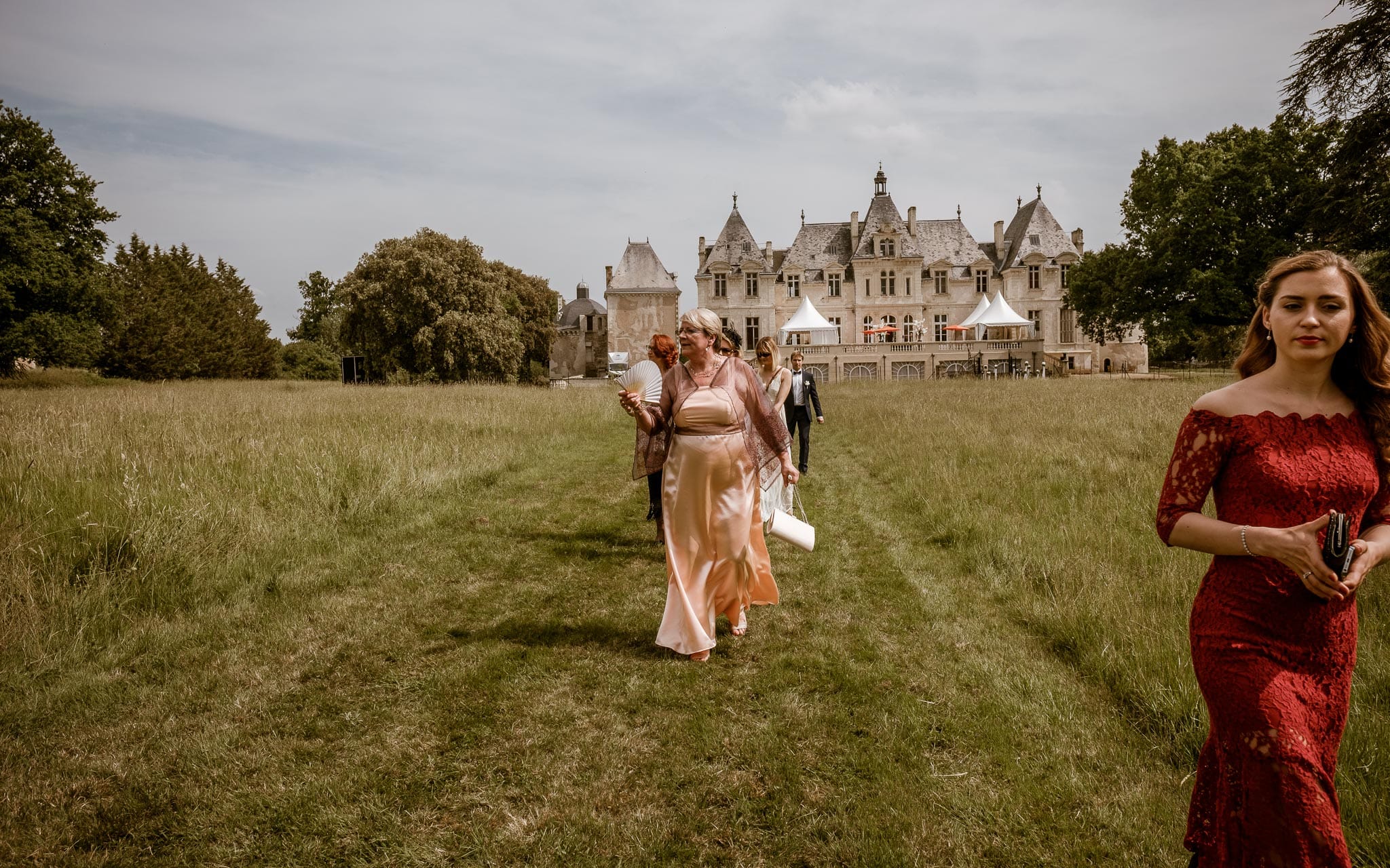 photographies d’un mariage de princesse au Château de Vair, près de Nantes