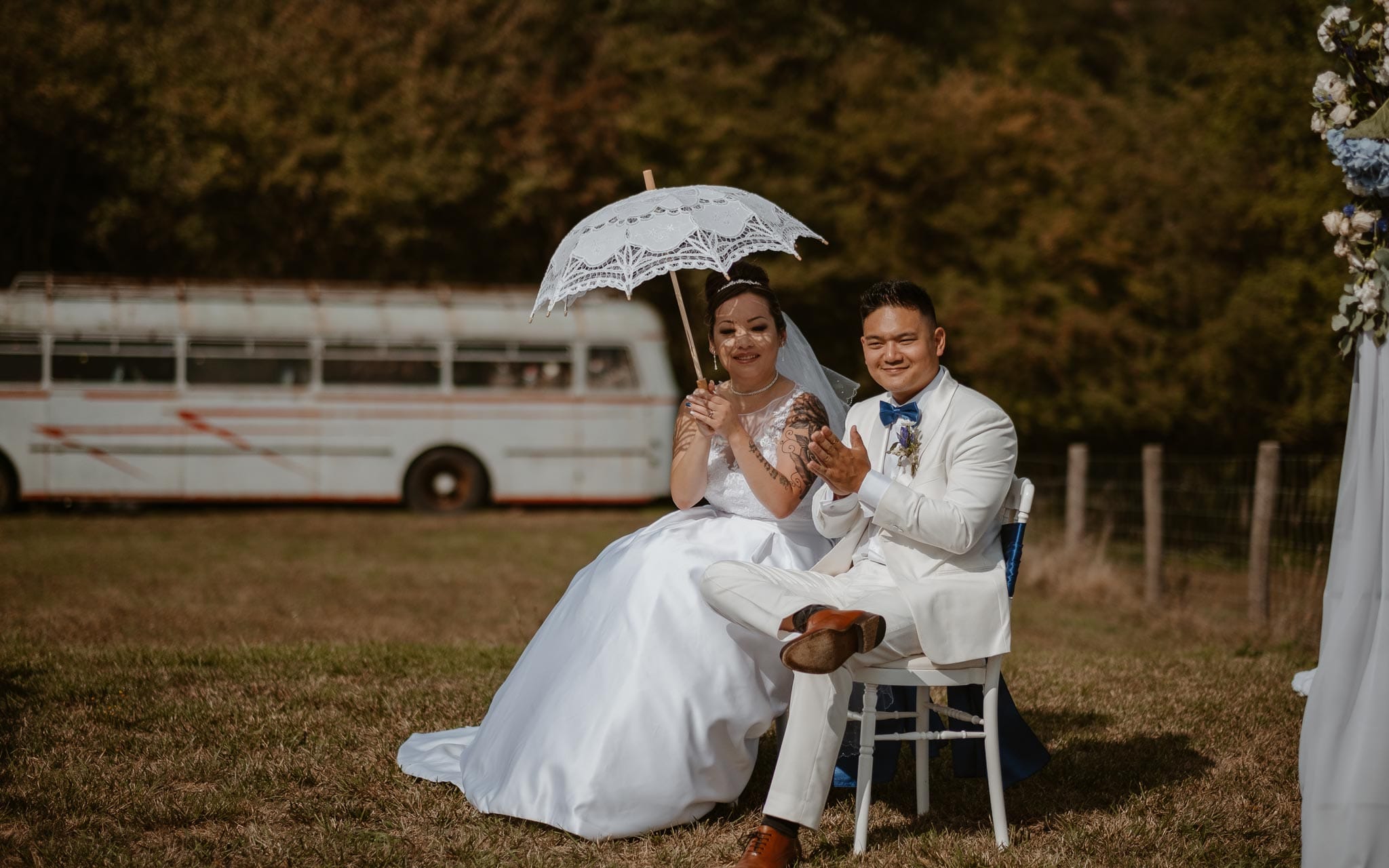 photographies d’un mariage multi-culturel asiatique américain en Vendée