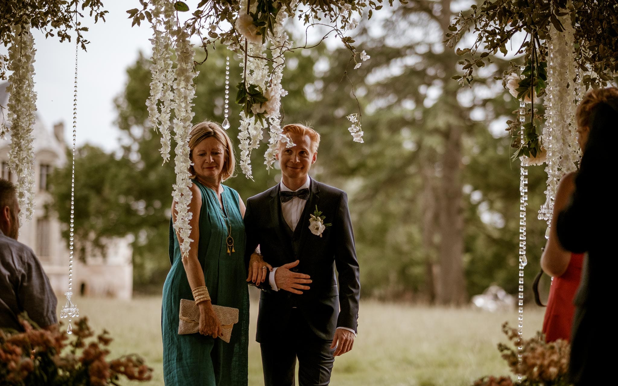 photographies d’un mariage de princesse au Château de Vair, près de Nantes