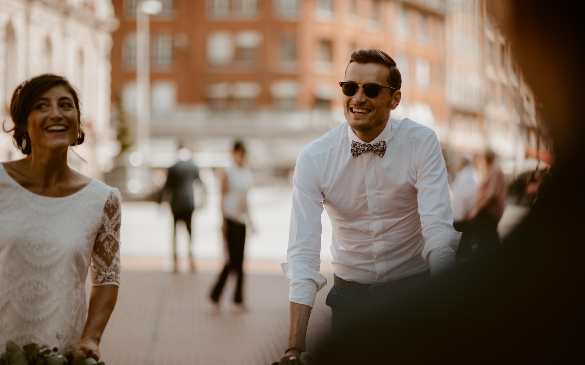 photographies d’un mariage boho chic à Amiens et Montreuil-sur-mer