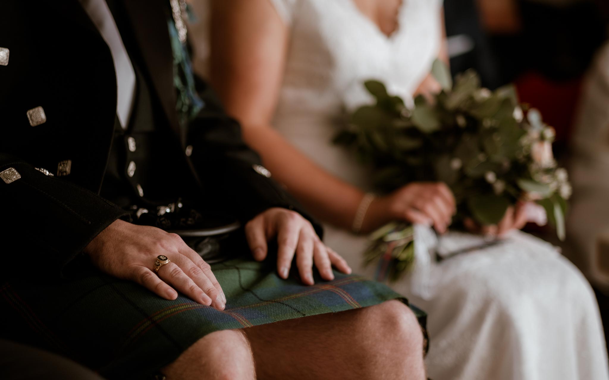 photographies d’un mariage écossais à Arzon, Morbihan