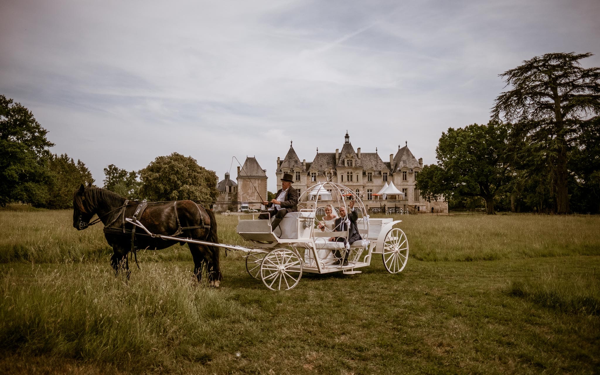 photographies d’un mariage de princesse au Château de Vair, près de Nantes