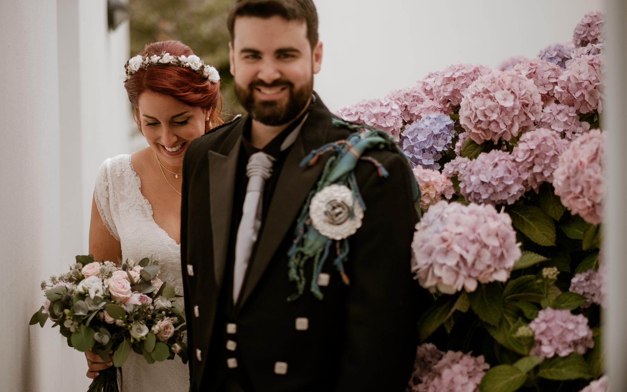 photographies d’un mariage écossais à Arzon, Morbihan