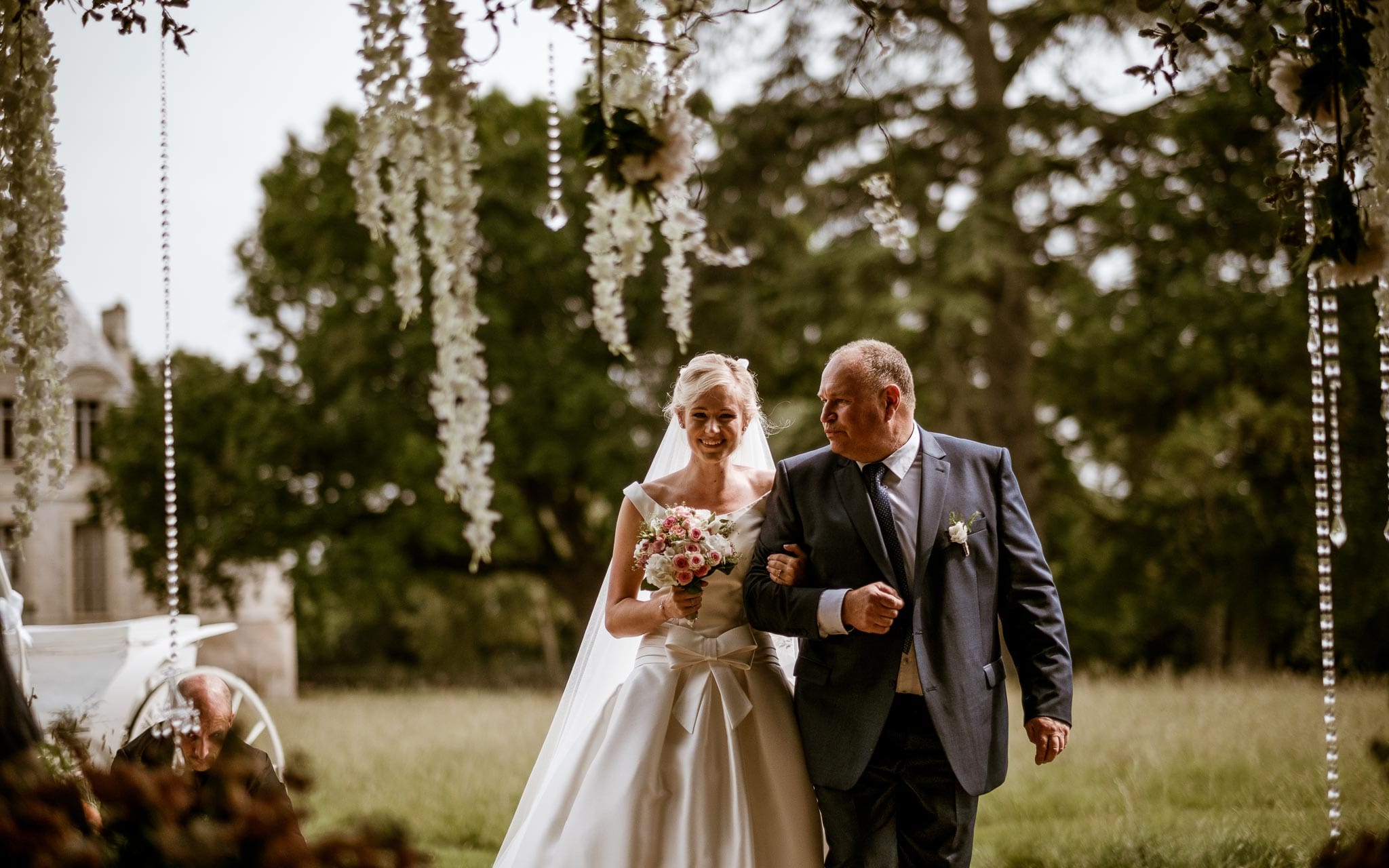 photographies d’un mariage de princesse au Château de Vair, près de Nantes