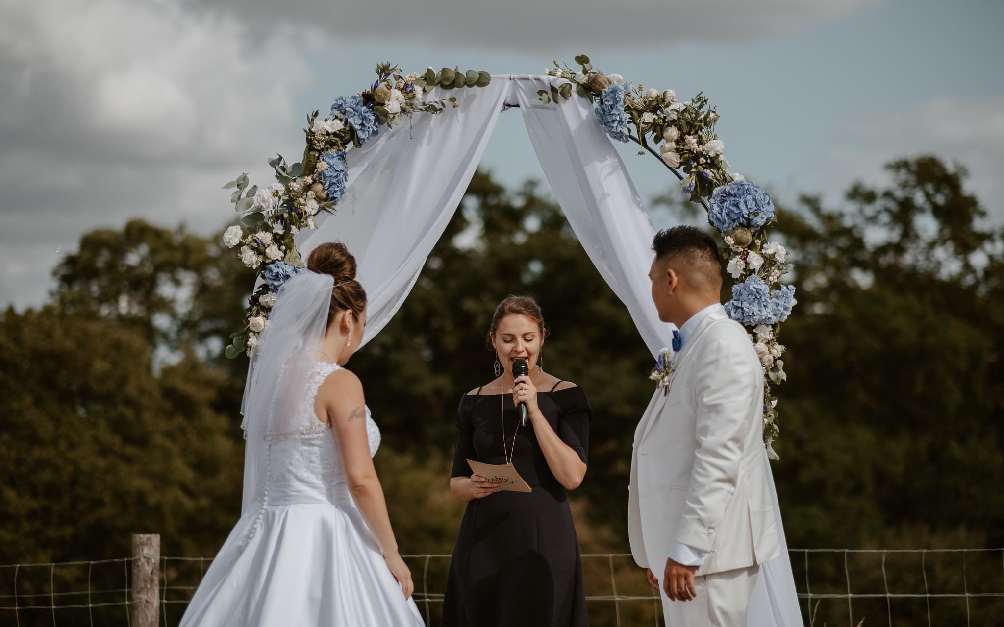 photographies d’un mariage multi-culturel asiatique américain en Vendée