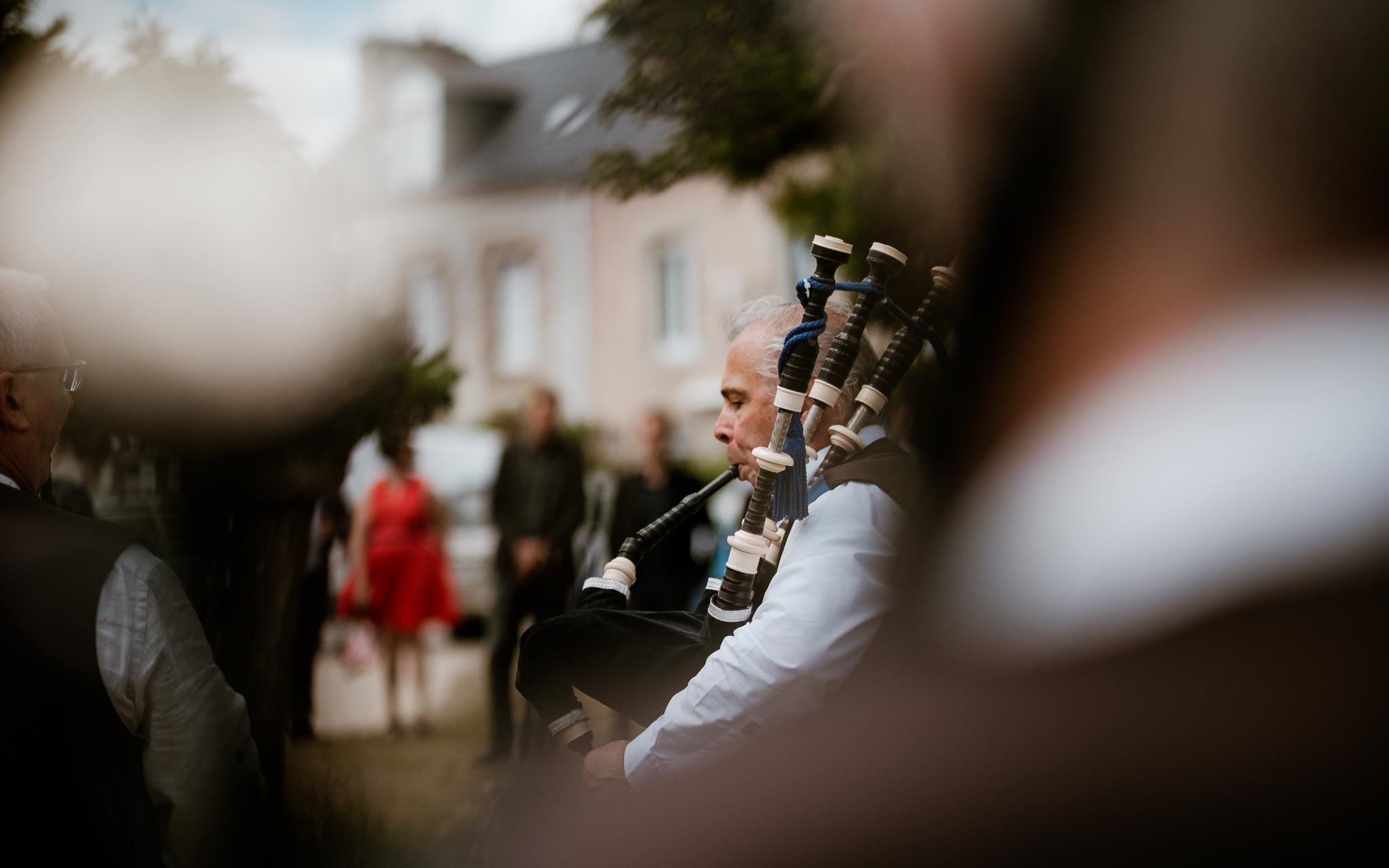 photographies d’un mariage écossais à Arzon, Morbihan