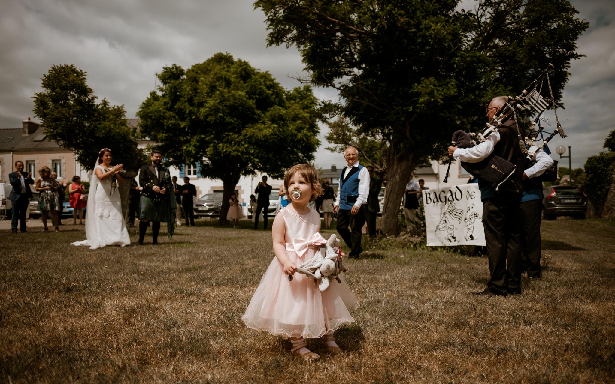 photographies d’un mariage écossais à Arzon, Morbihan