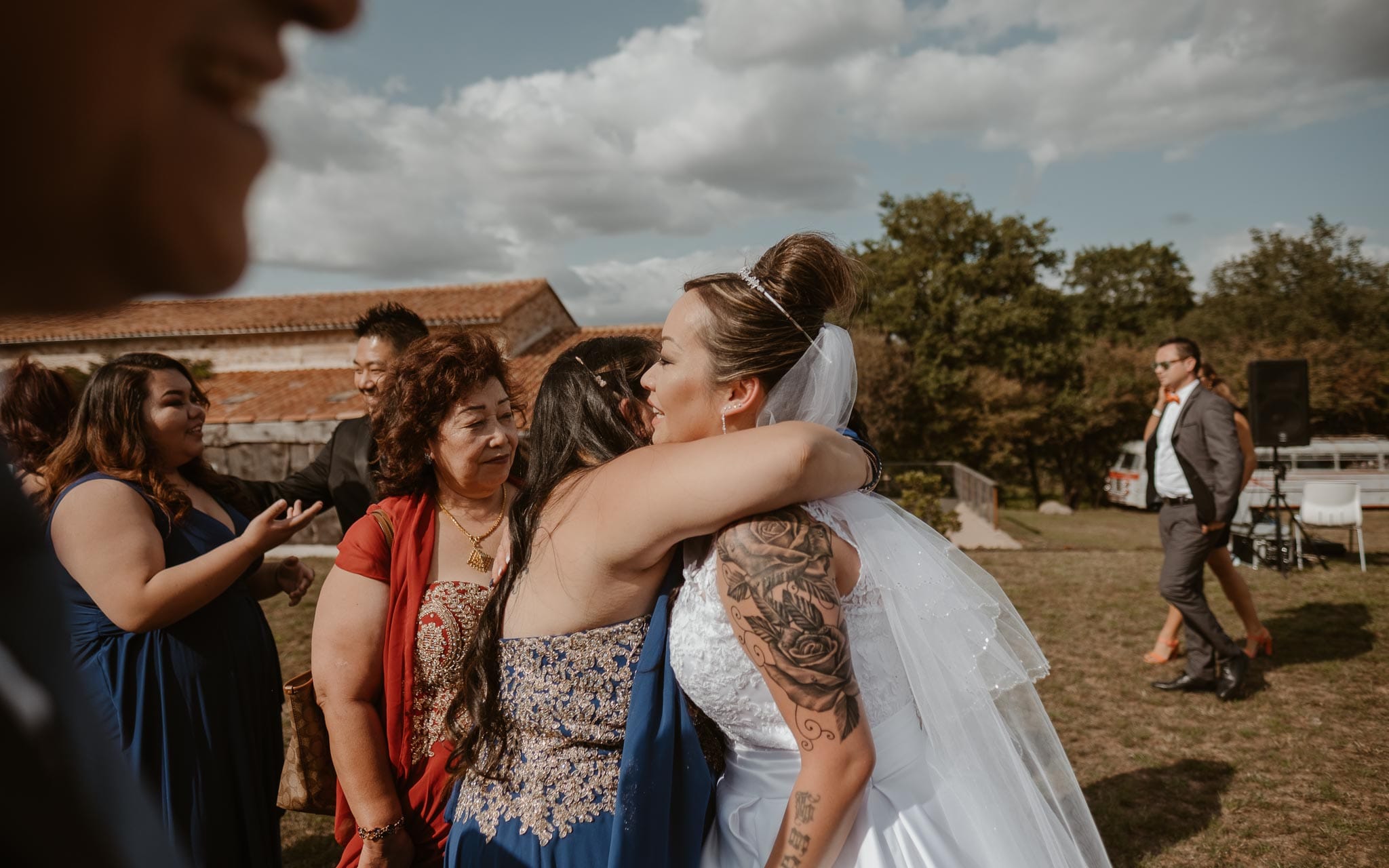 photographies d’un mariage multi-culturel asiatique américain en Vendée