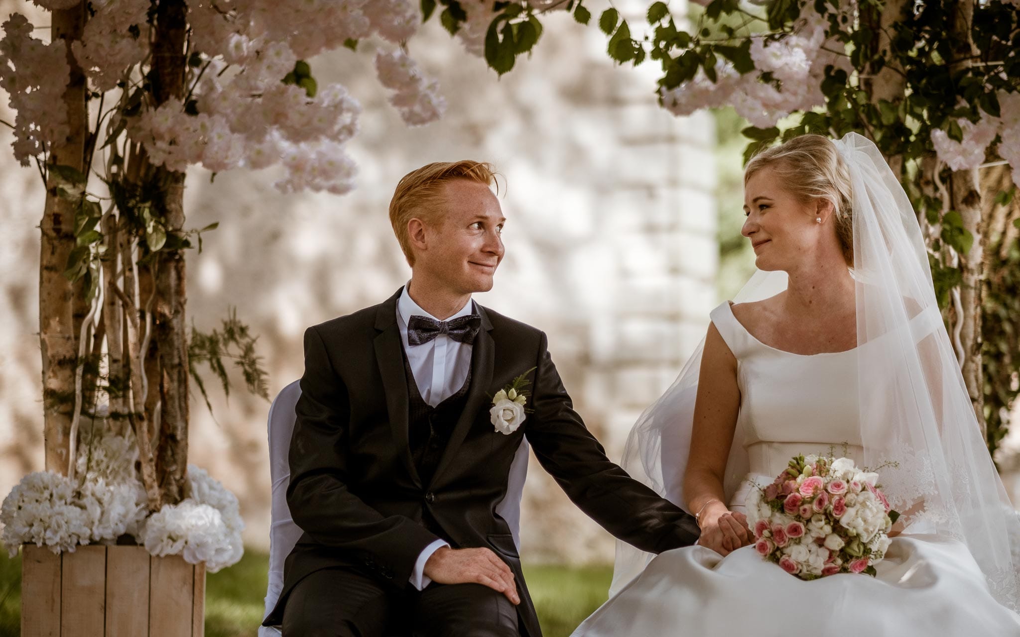 photographies d’un mariage de princesse au Château de Vair, près de Nantes