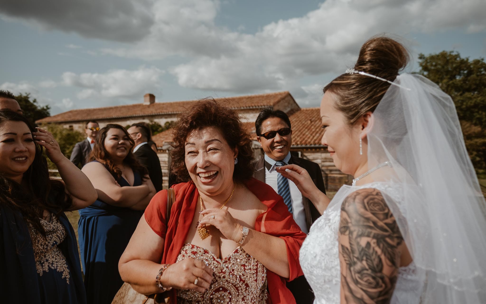 photographies d’un mariage multi-culturel asiatique américain en Vendée