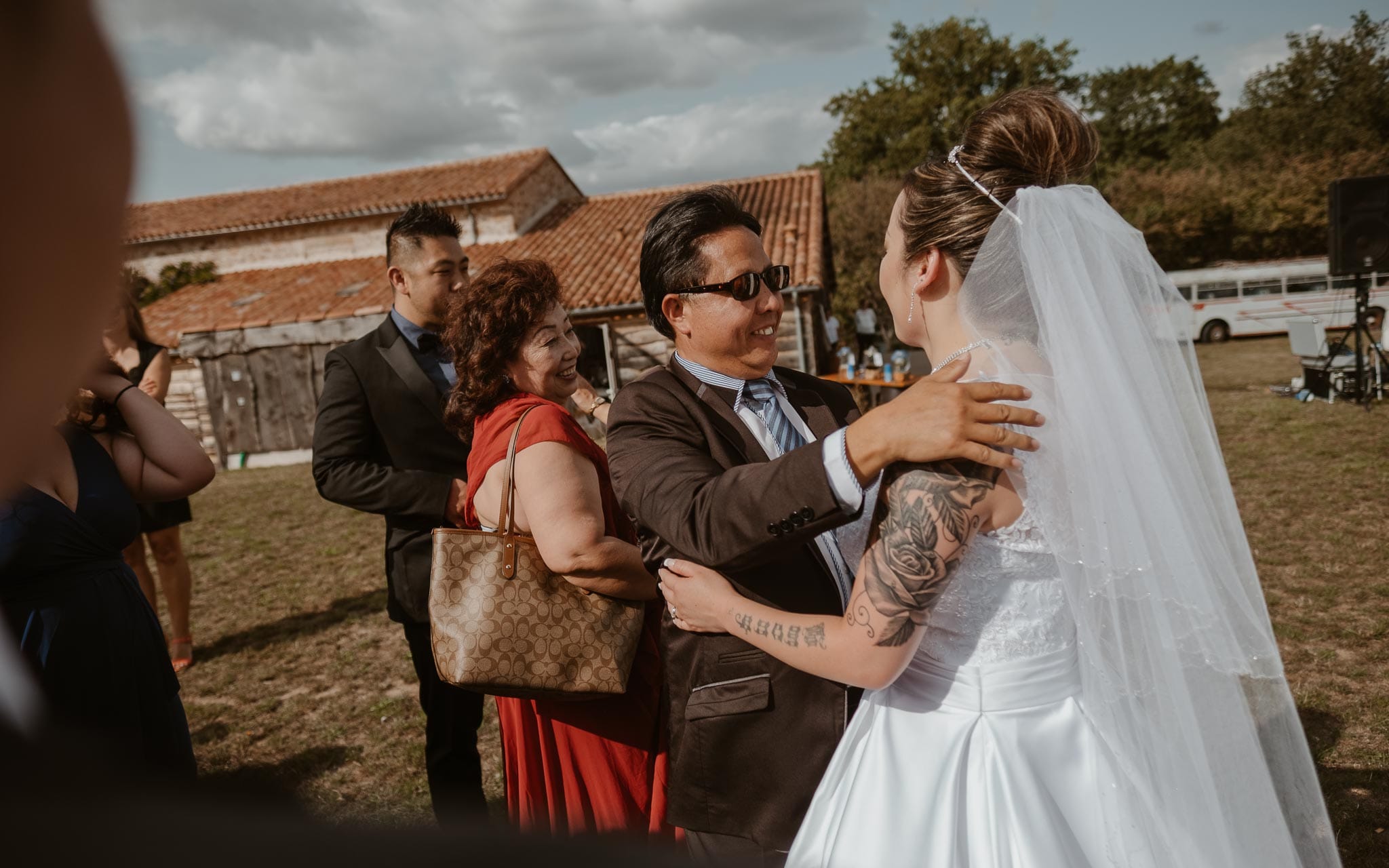 photographies d’un mariage multi-culturel asiatique américain en Vendée