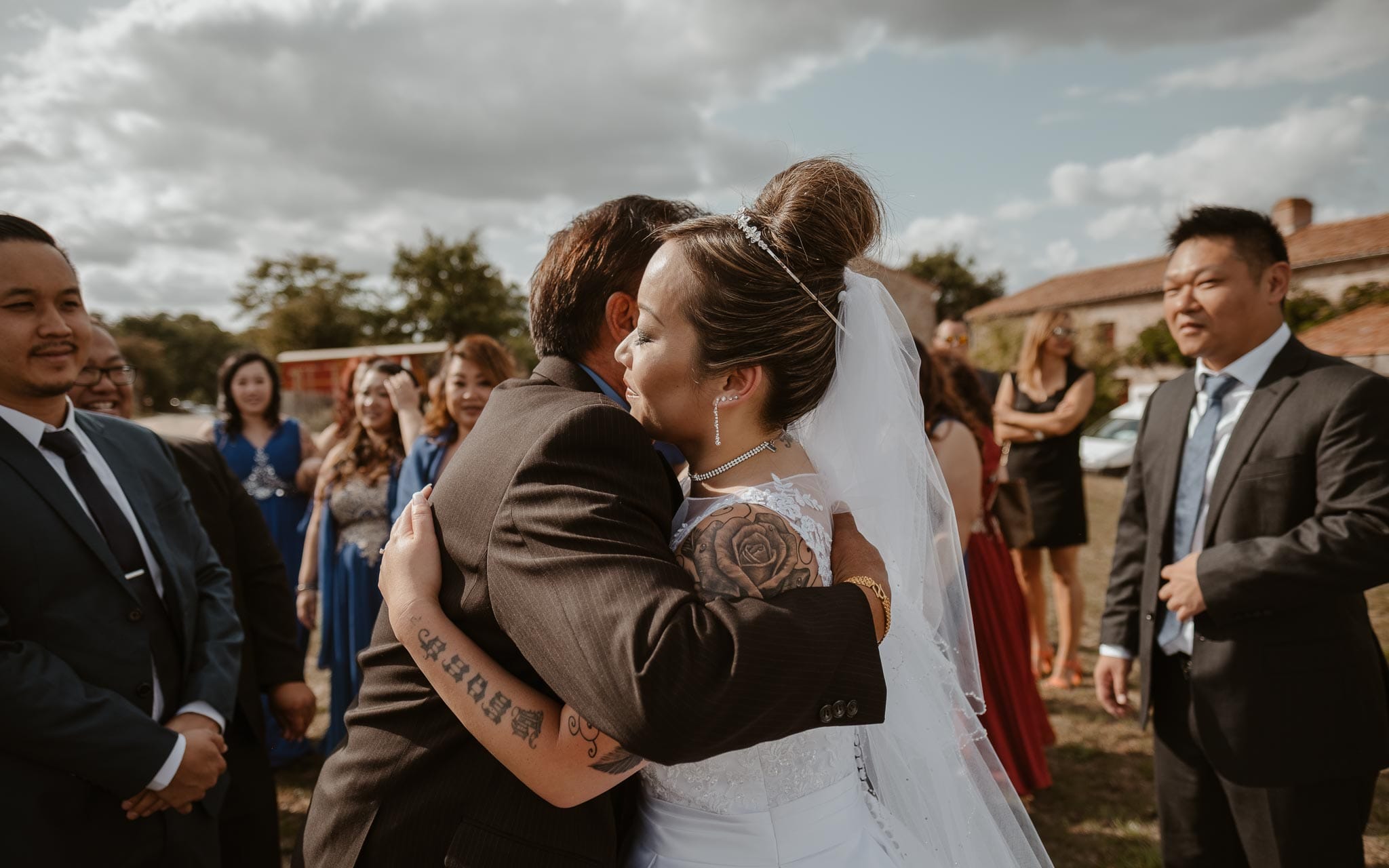 photographies d’un mariage multi-culturel asiatique américain en Vendée