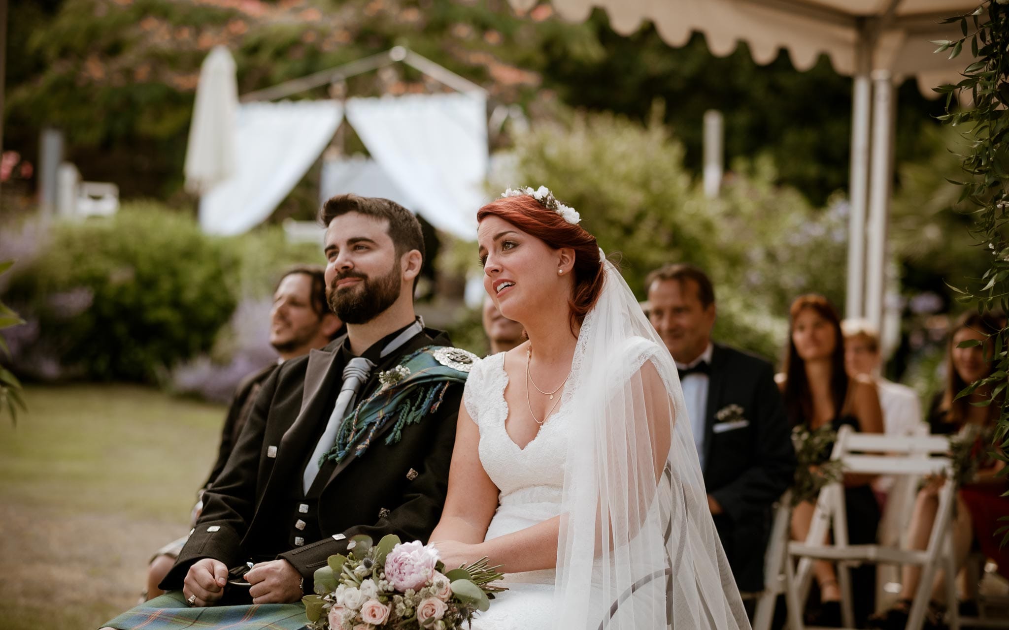 photographies d’un mariage écossais à Arzon, Morbihan