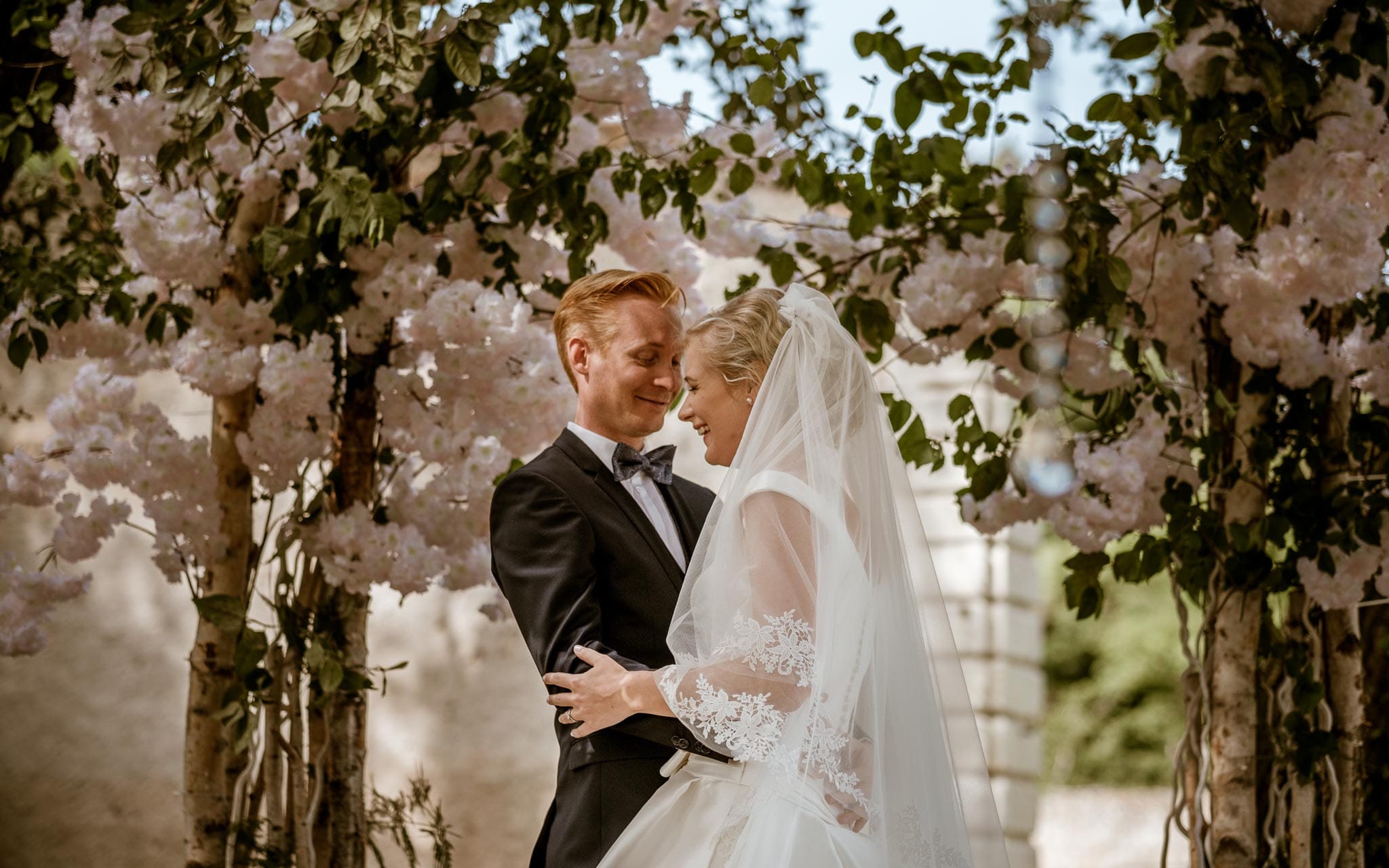 photographies d’un mariage de princesse au Château de Vair, près de Nantes