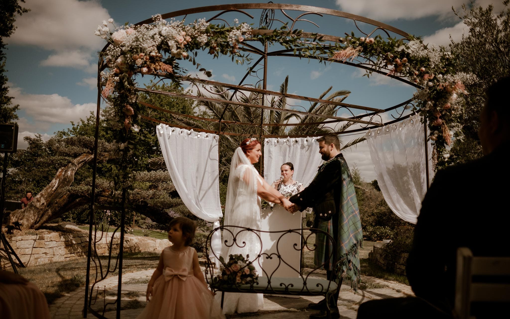 photographies d’un mariage écossais à Arzon, Morbihan