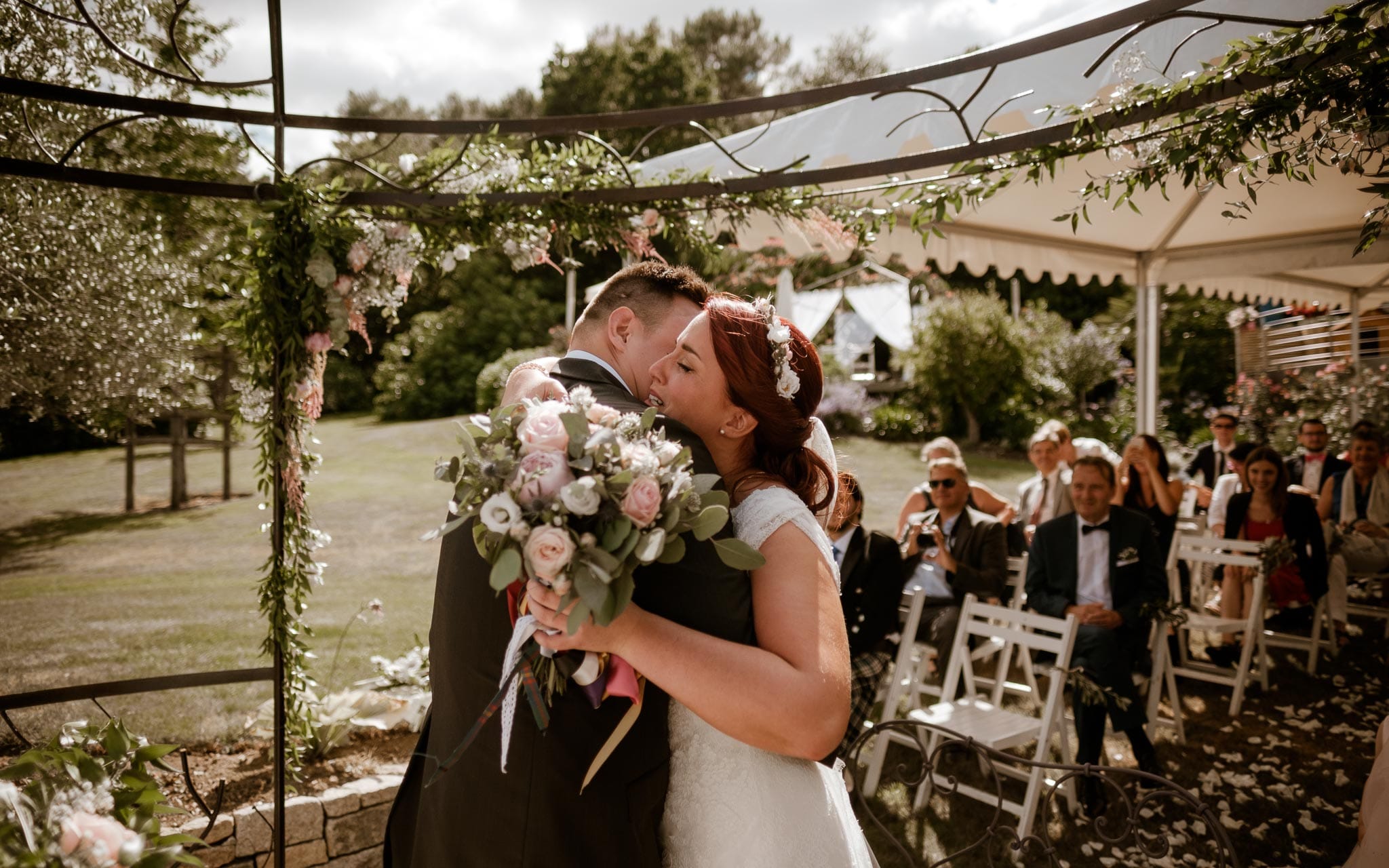 photographies d’un mariage écossais à Arzon, Morbihan