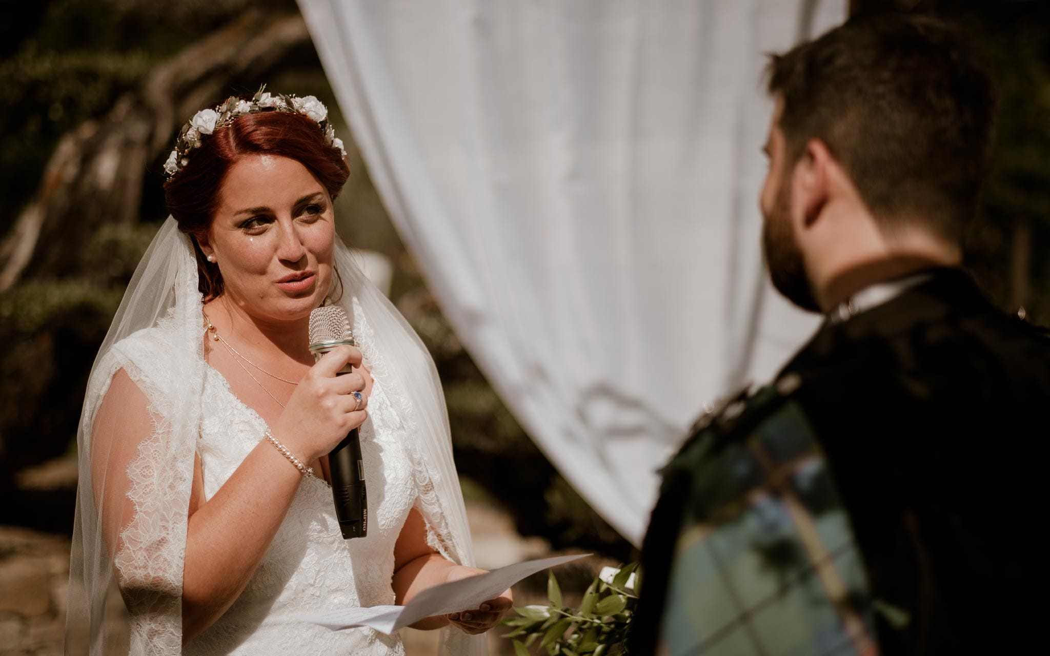 photographies d’un mariage écossais à Arzon, Morbihan