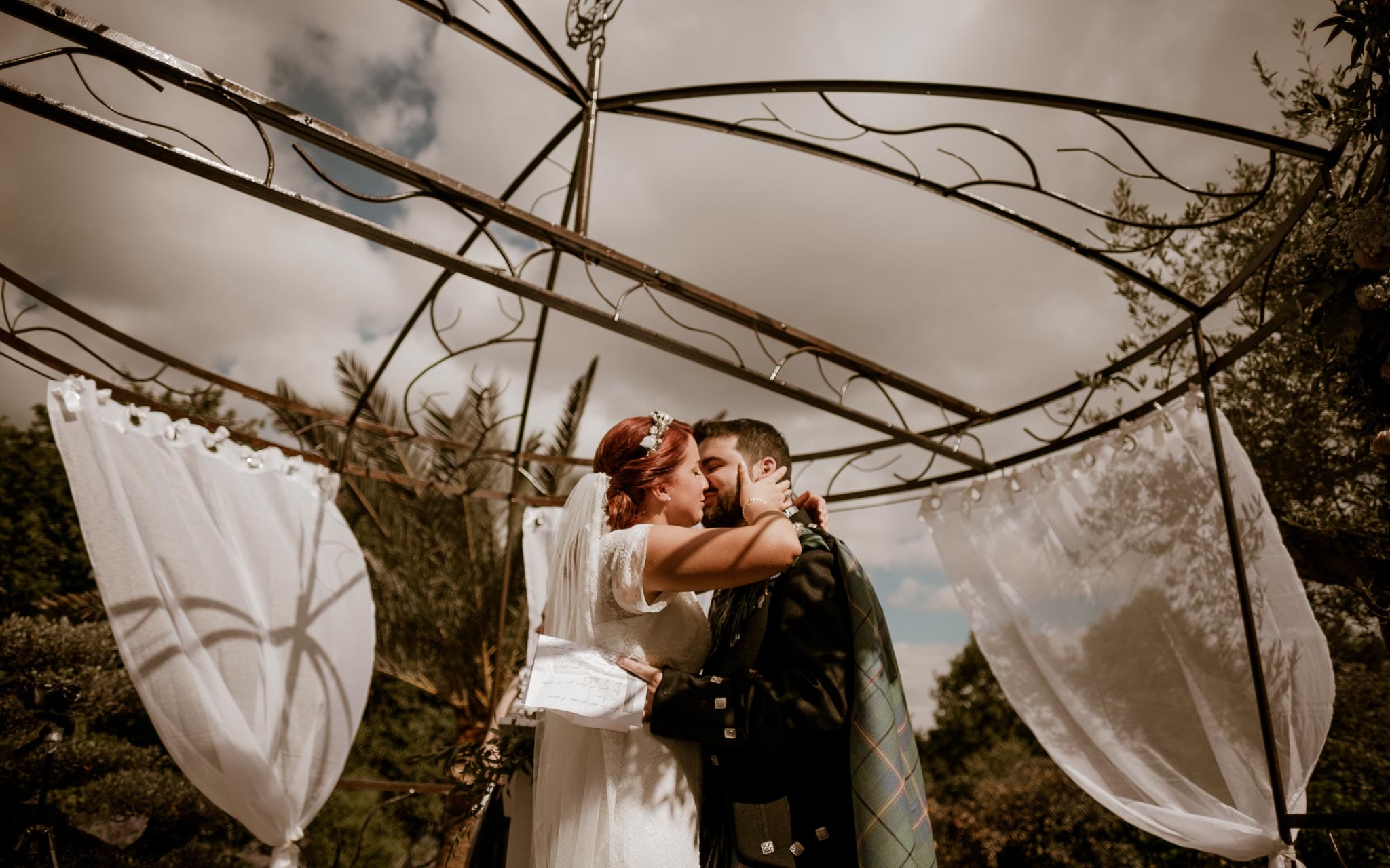 photographies d’un mariage écossais à Arzon, Morbihan