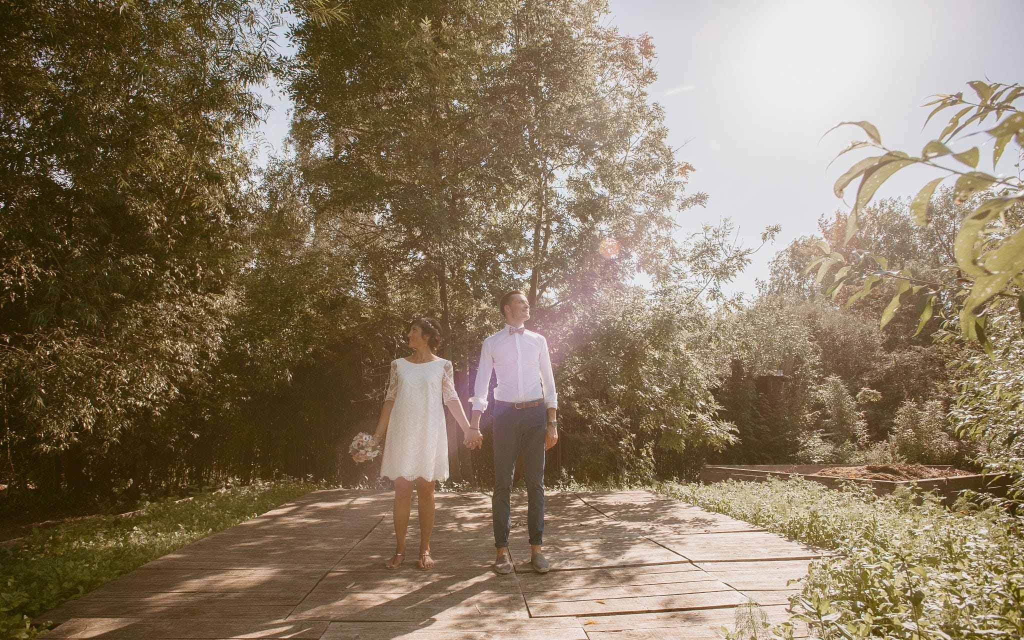 photographies d’un mariage boho chic à Amiens et Montreuil-sur-mer