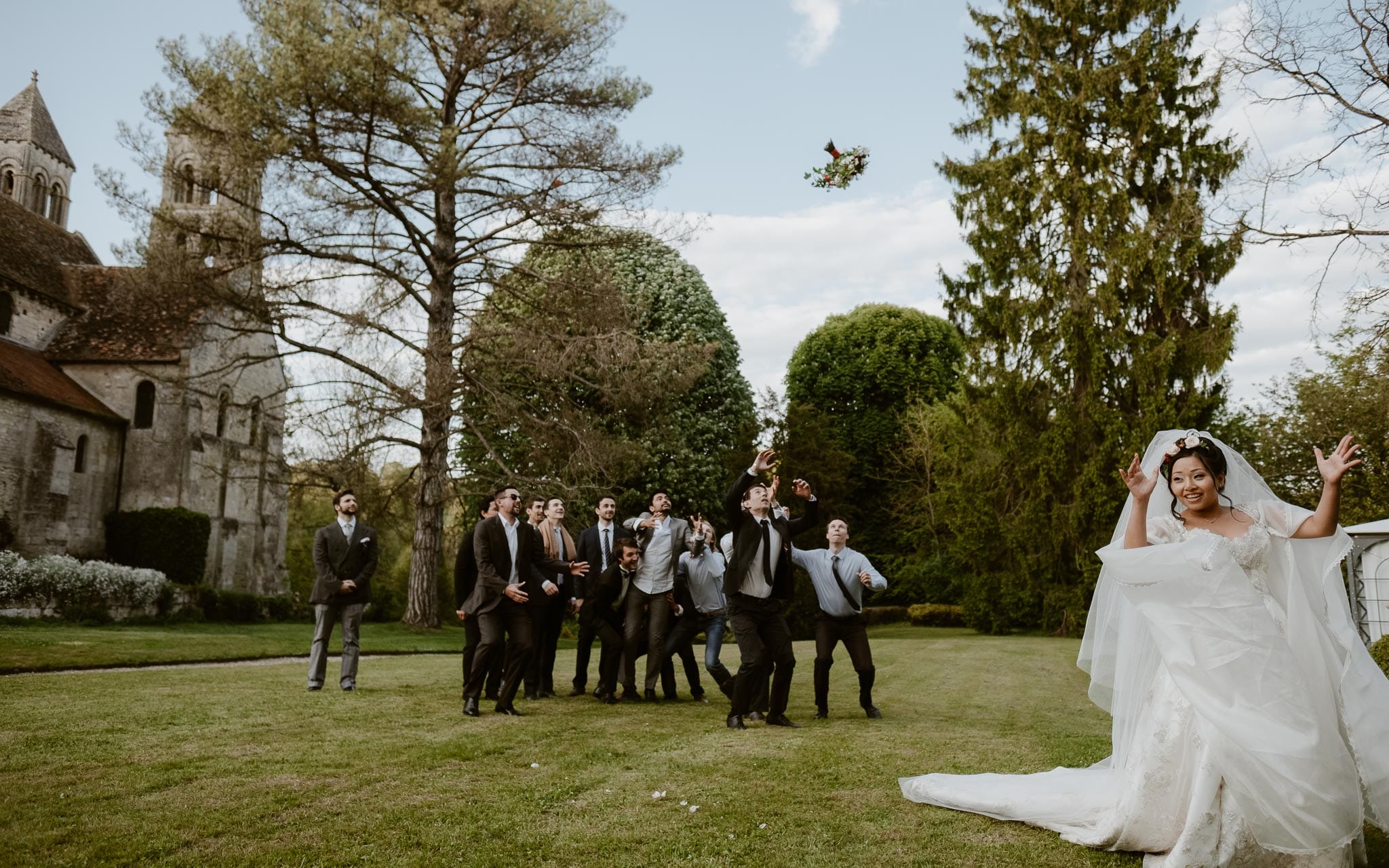 photographies d’un mariage chic à Morienval