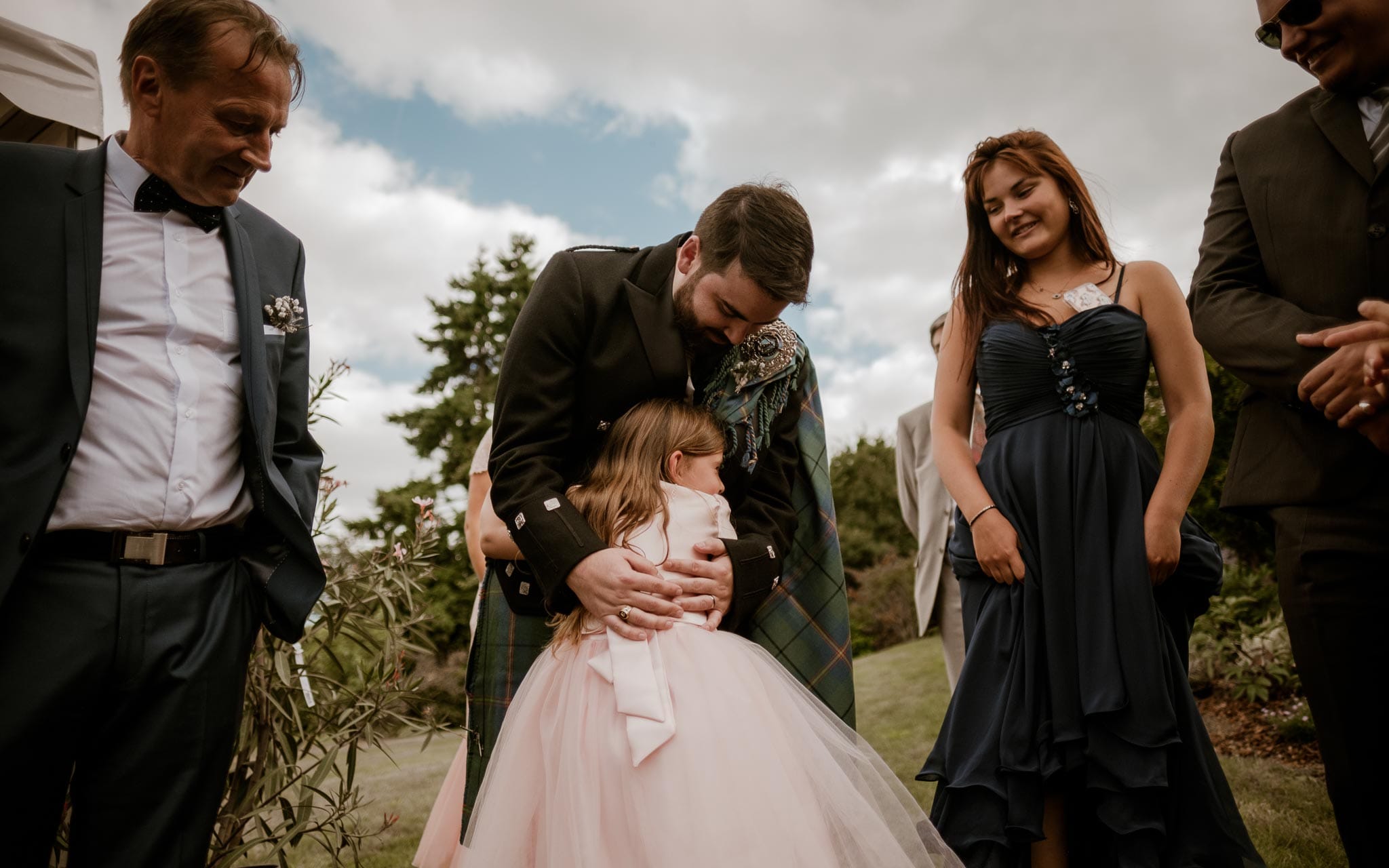 photographies d’un mariage écossais à Arzon, Morbihan