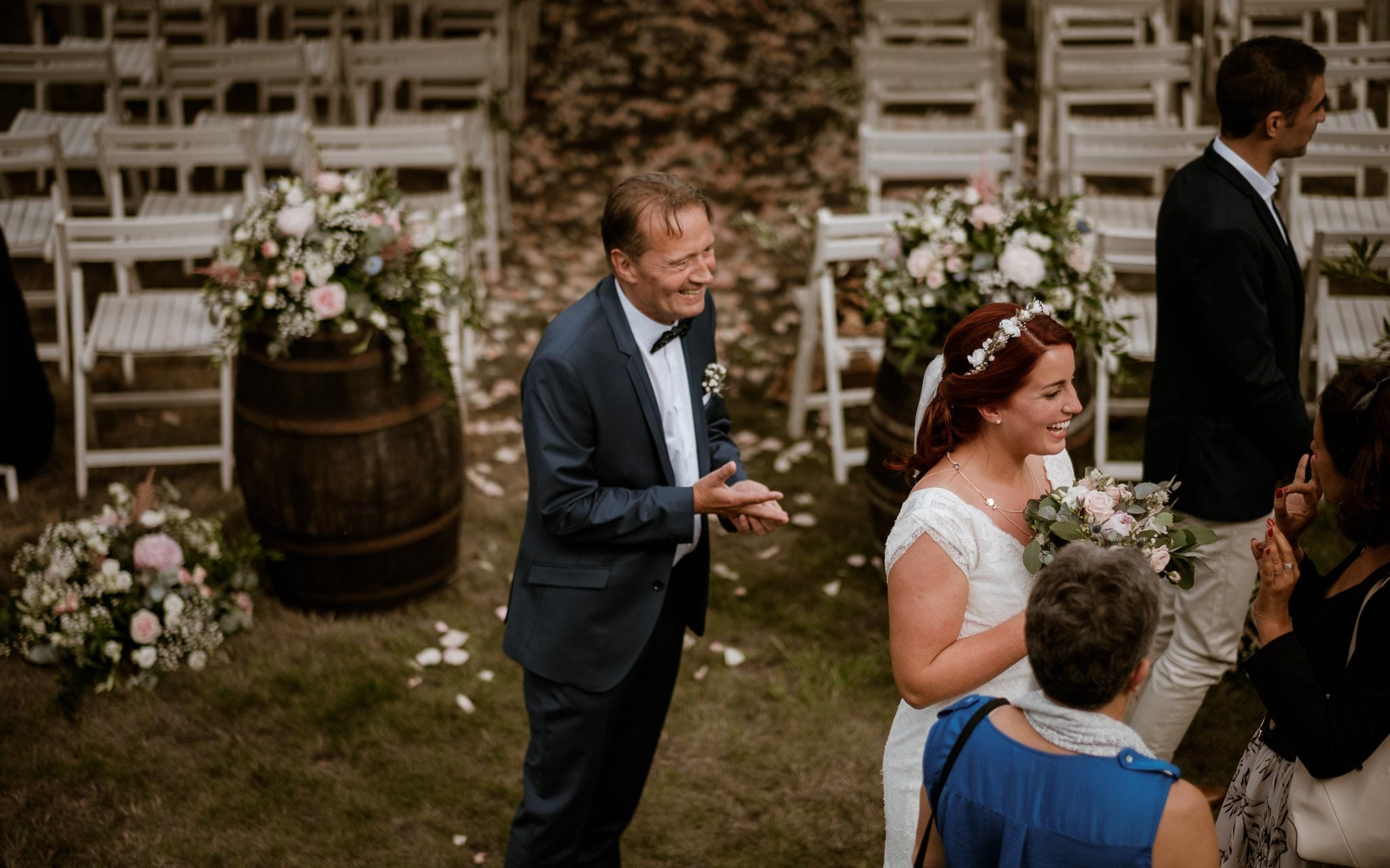 photographies d’un mariage écossais à Arzon, Morbihan