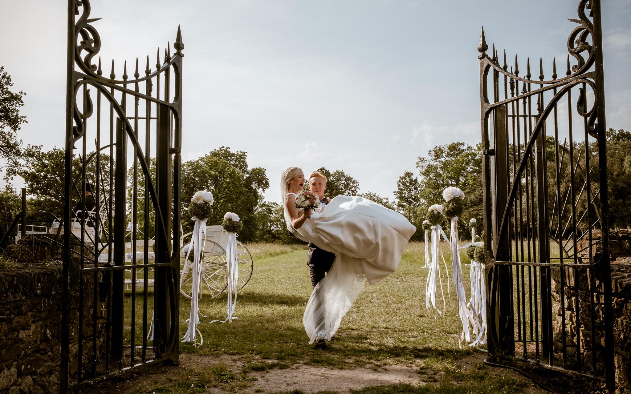 photographies d’un mariage de princesse au Château de Vair, près de Nantes