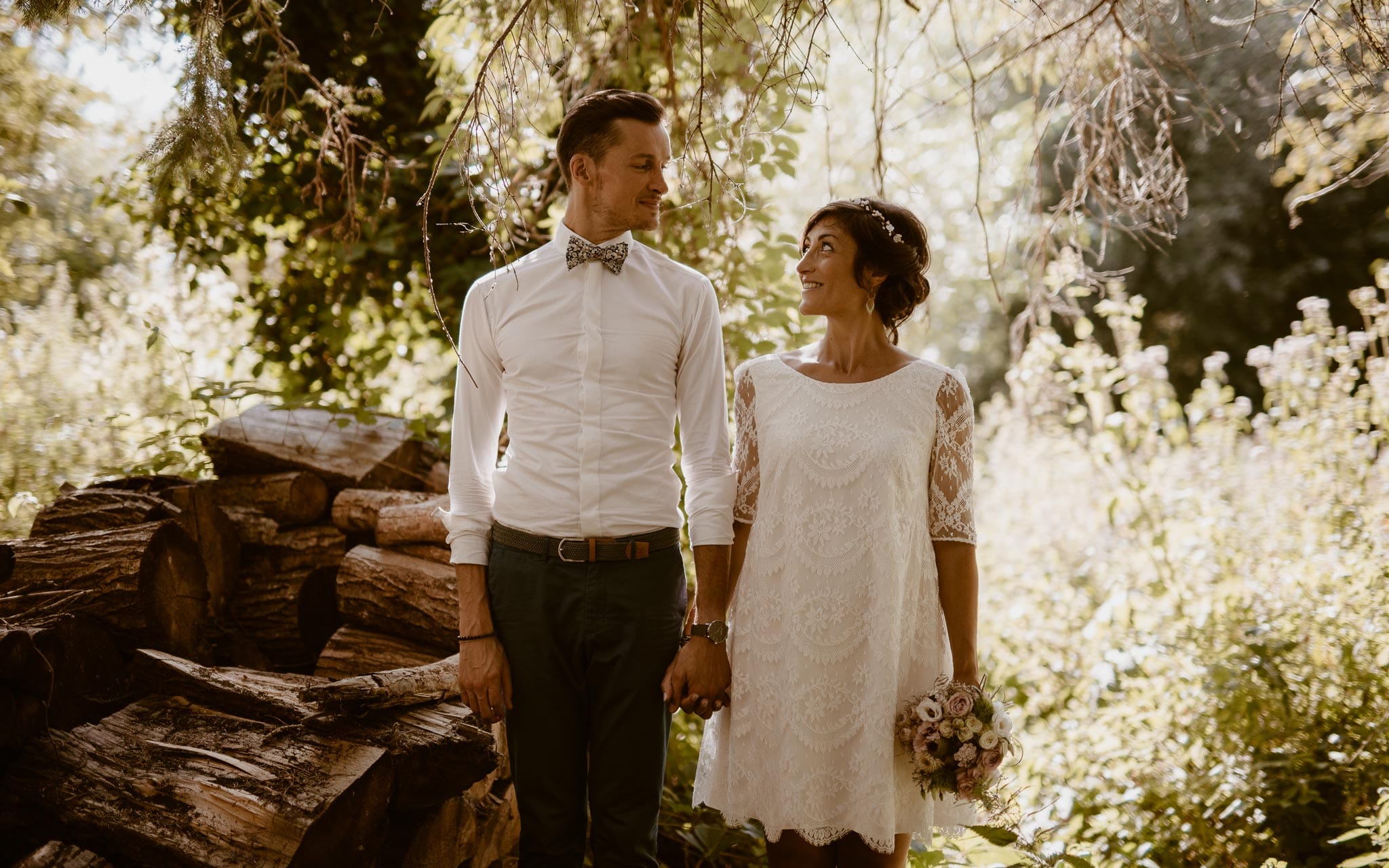 photographies d’un mariage boho chic à Amiens et Montreuil-sur-mer