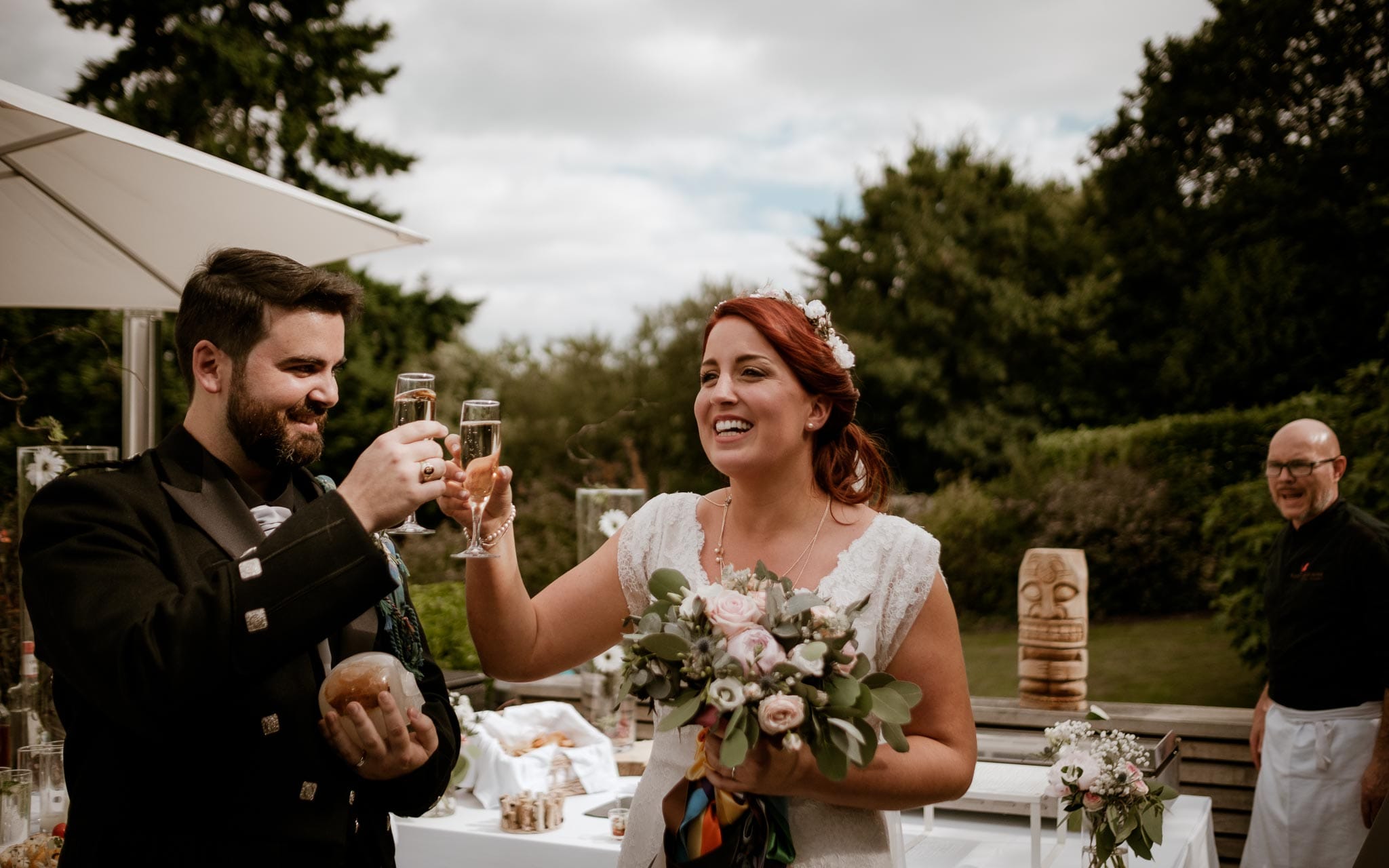 photographies d’un mariage écossais à Arzon, Morbihan