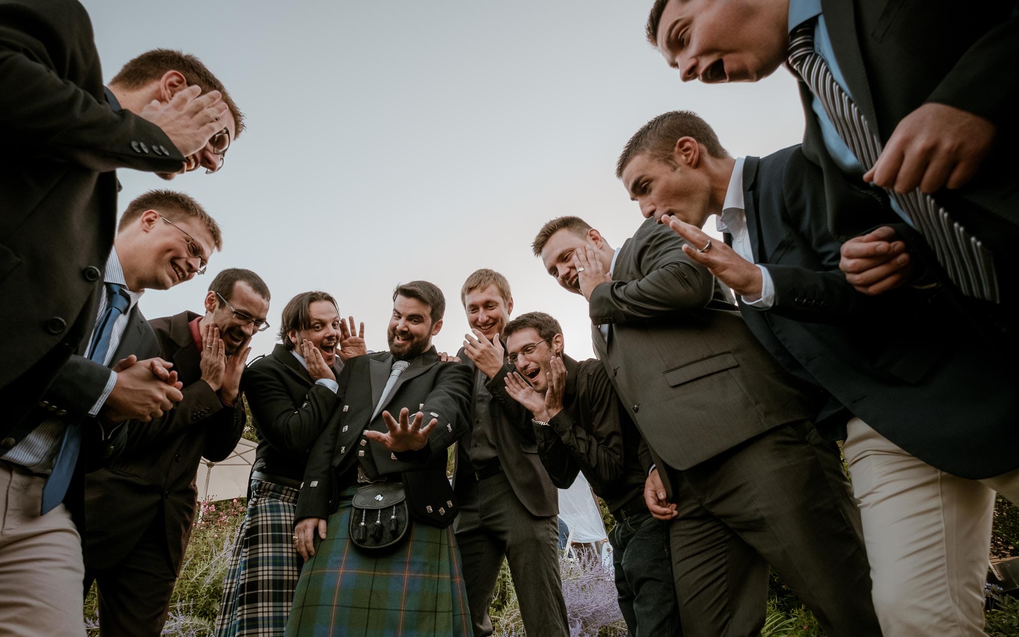 photographies d’un mariage écossais à Arzon, Morbihan