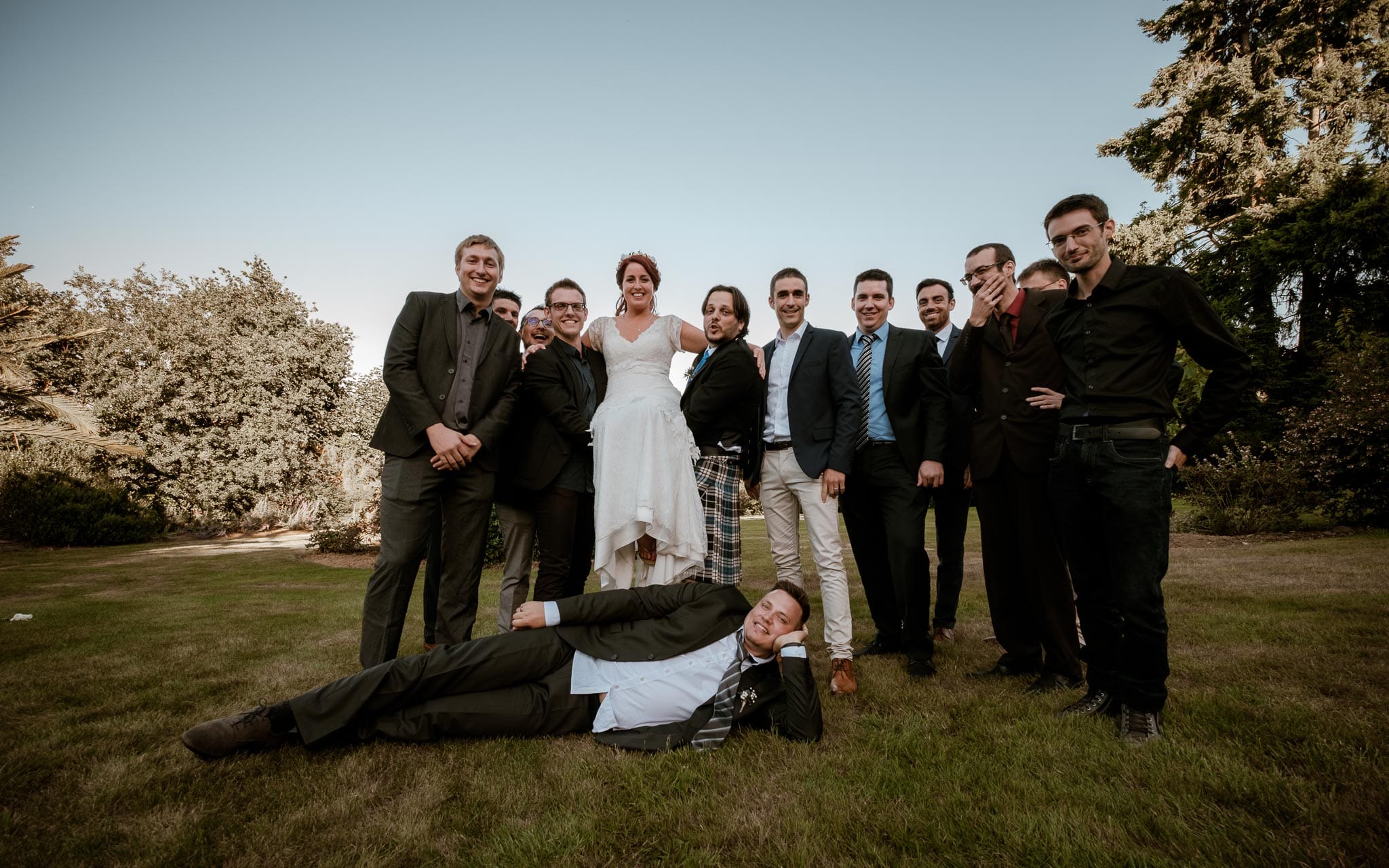 photographies d’un mariage écossais à Arzon, Morbihan