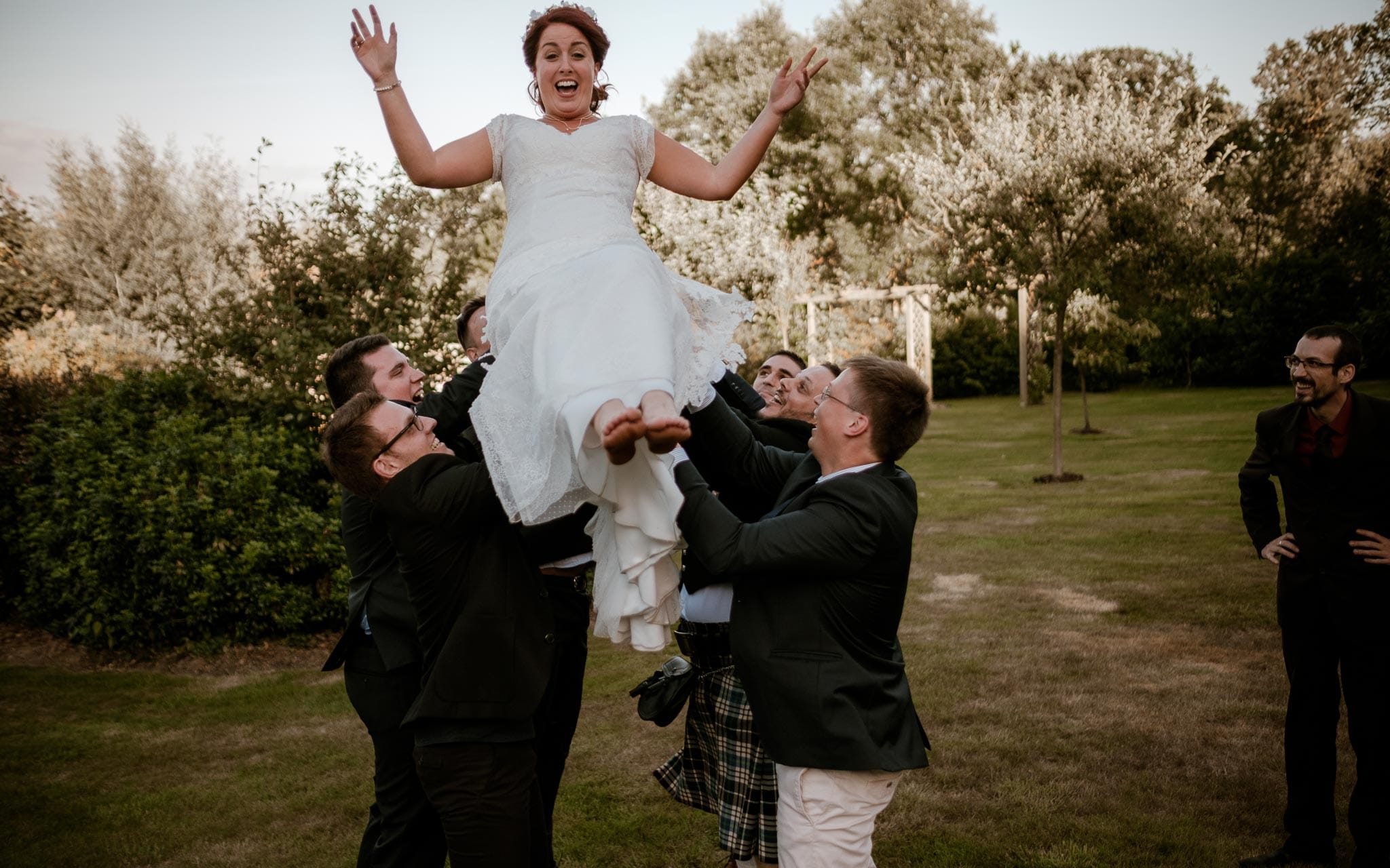 photographies d’un mariage écossais à Arzon, Morbihan