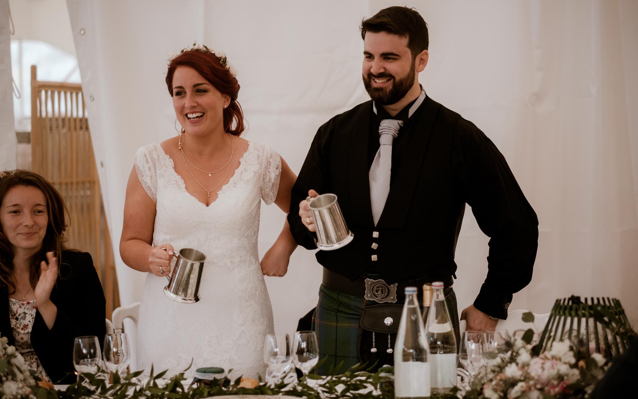 photographies d’un mariage écossais à Arzon, Morbihan