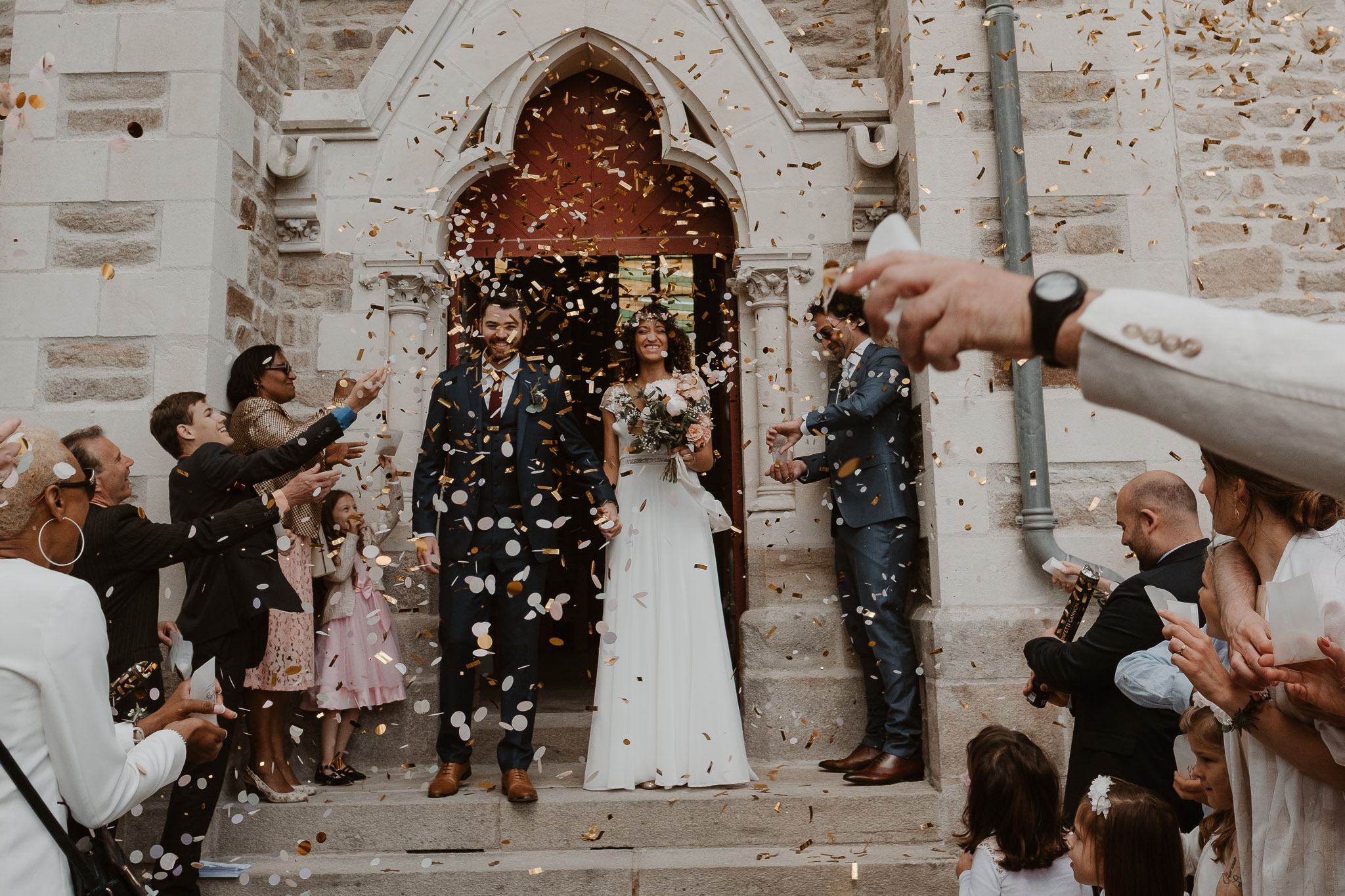 photographies d’un mariage hippie chic à la Chapelle sur Erdre, près de Nantes