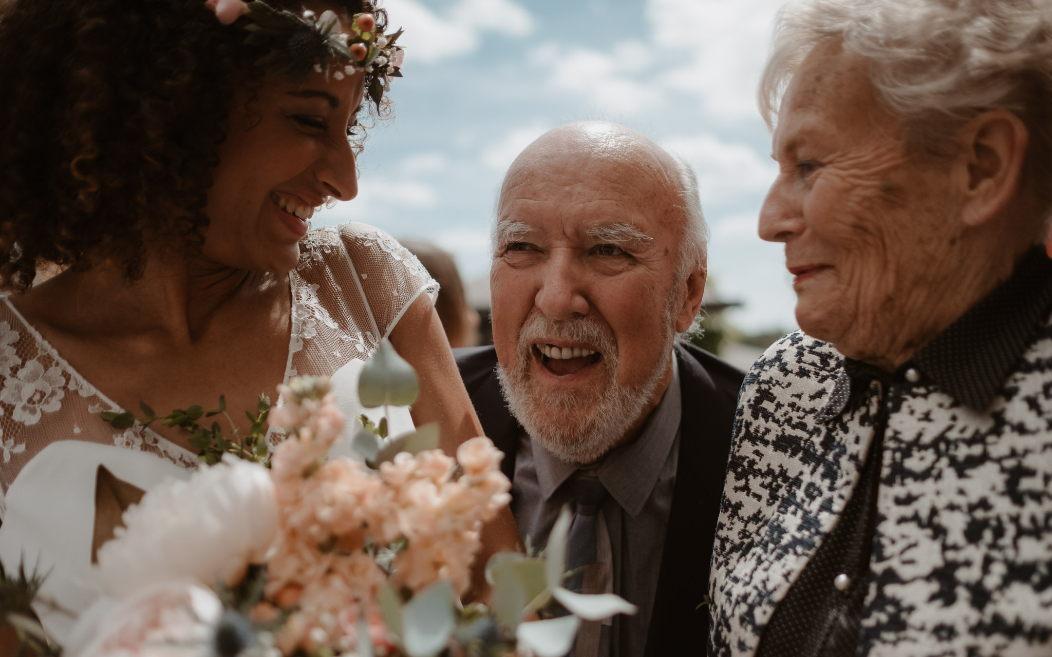 photographies d’un mariage hippie chic à la Chapelle sur Erdre, près de Nantes