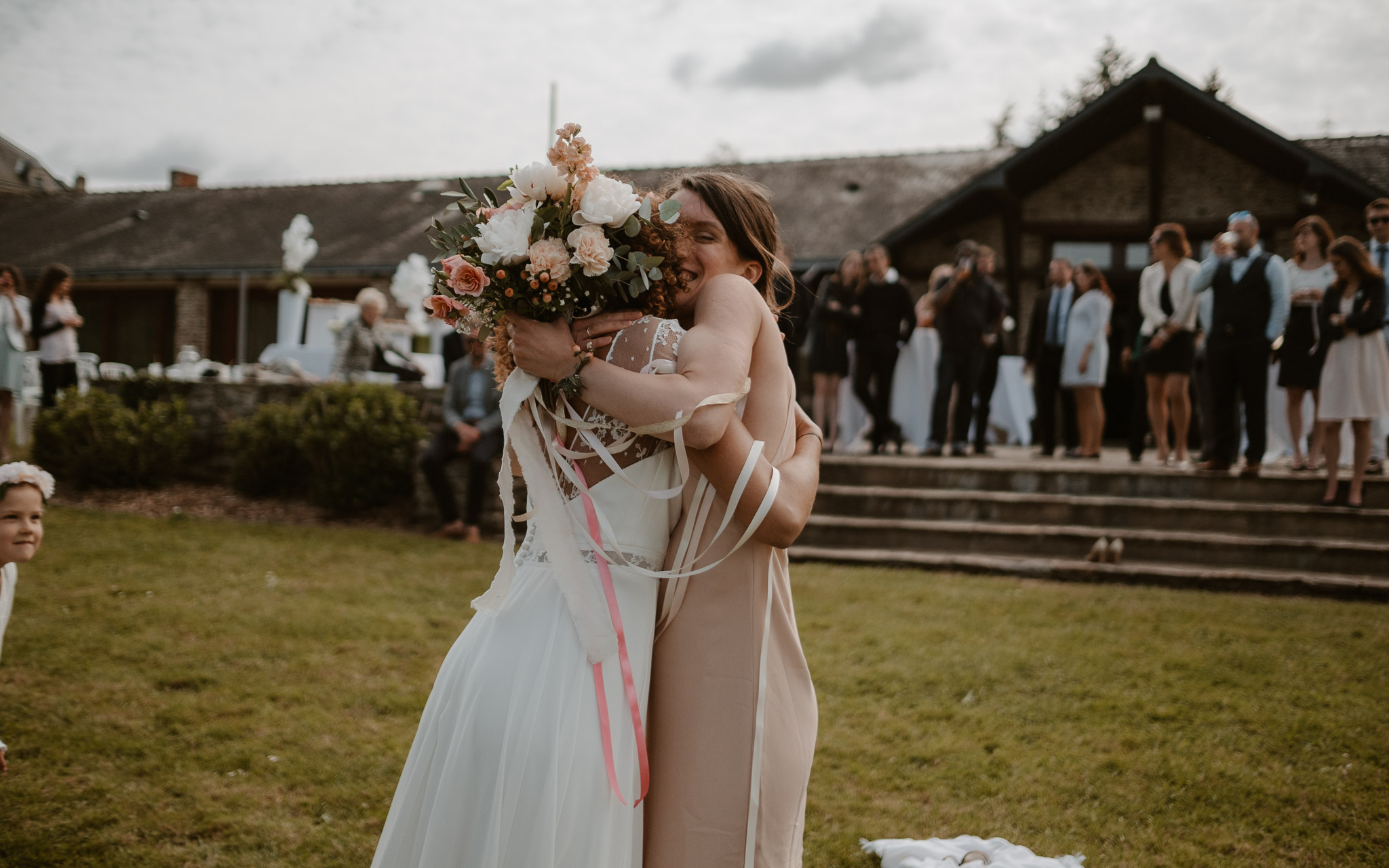 photographies d’un mariage hippie chic à la Chapelle sur Erdre, près de Nantes