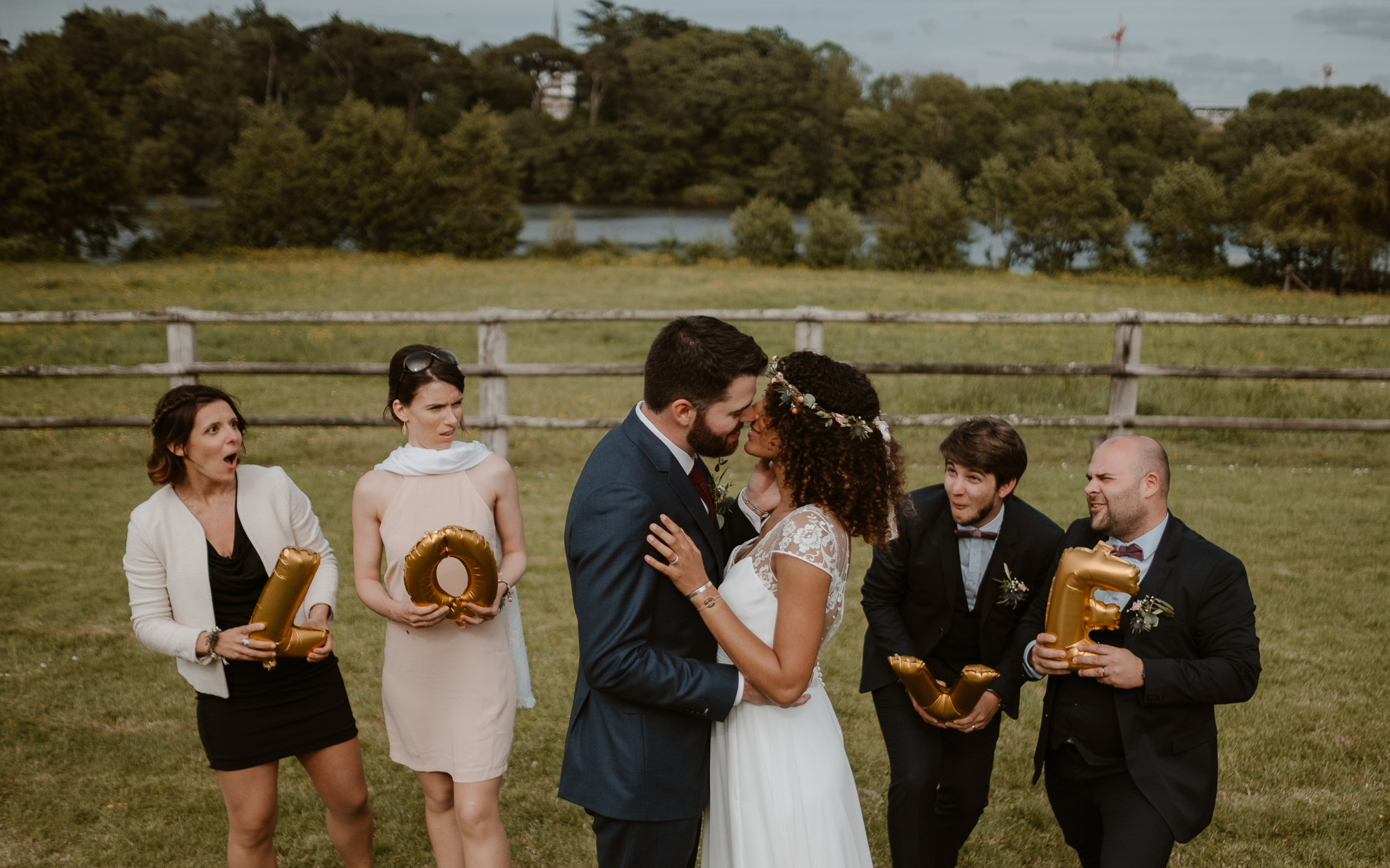 photographies d’un mariage hippie chic à la Chapelle sur Erdre, près de Nantes