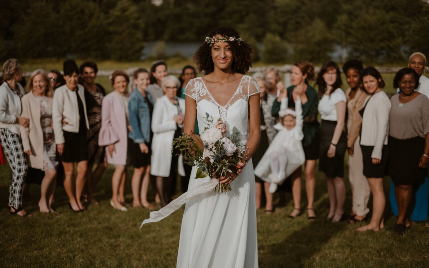 photographies d’un mariage hippie chic à la Chapelle sur Erdre, près de Nantes