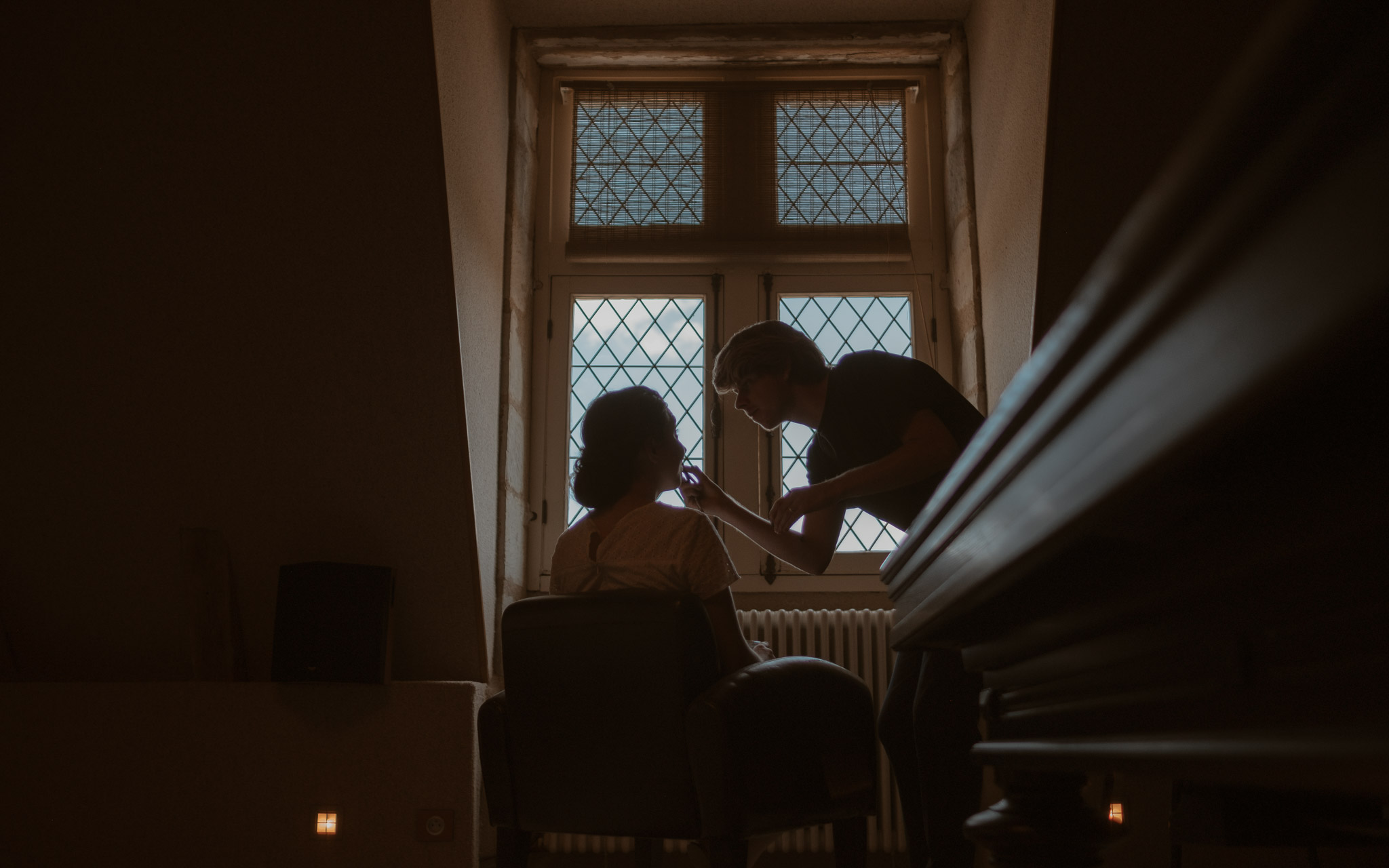 photographies d’un mariage américain au Château de l’Epinay à Saint Georges-sur-Loire