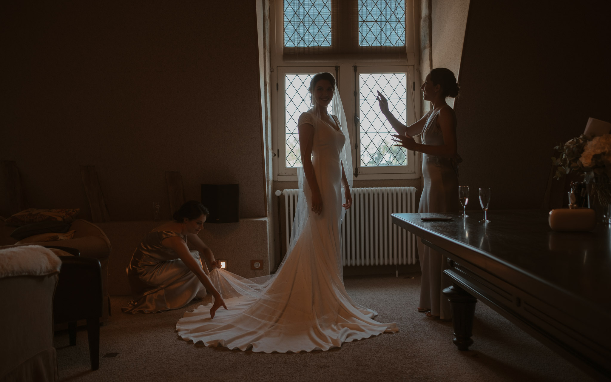 photographies d’un mariage américain au Château de l’Epinay à Saint Georges-sur-Loire