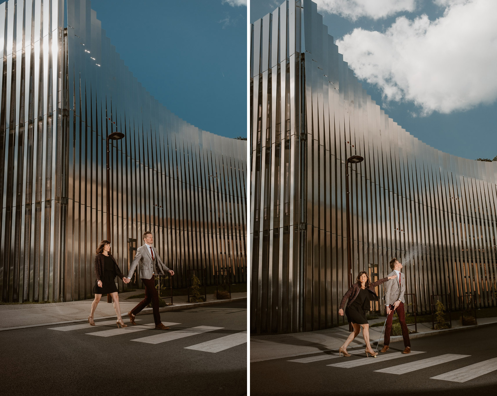 image d’une séance famille, dans un décor architectural par Geoffrey Arnoldy photographe