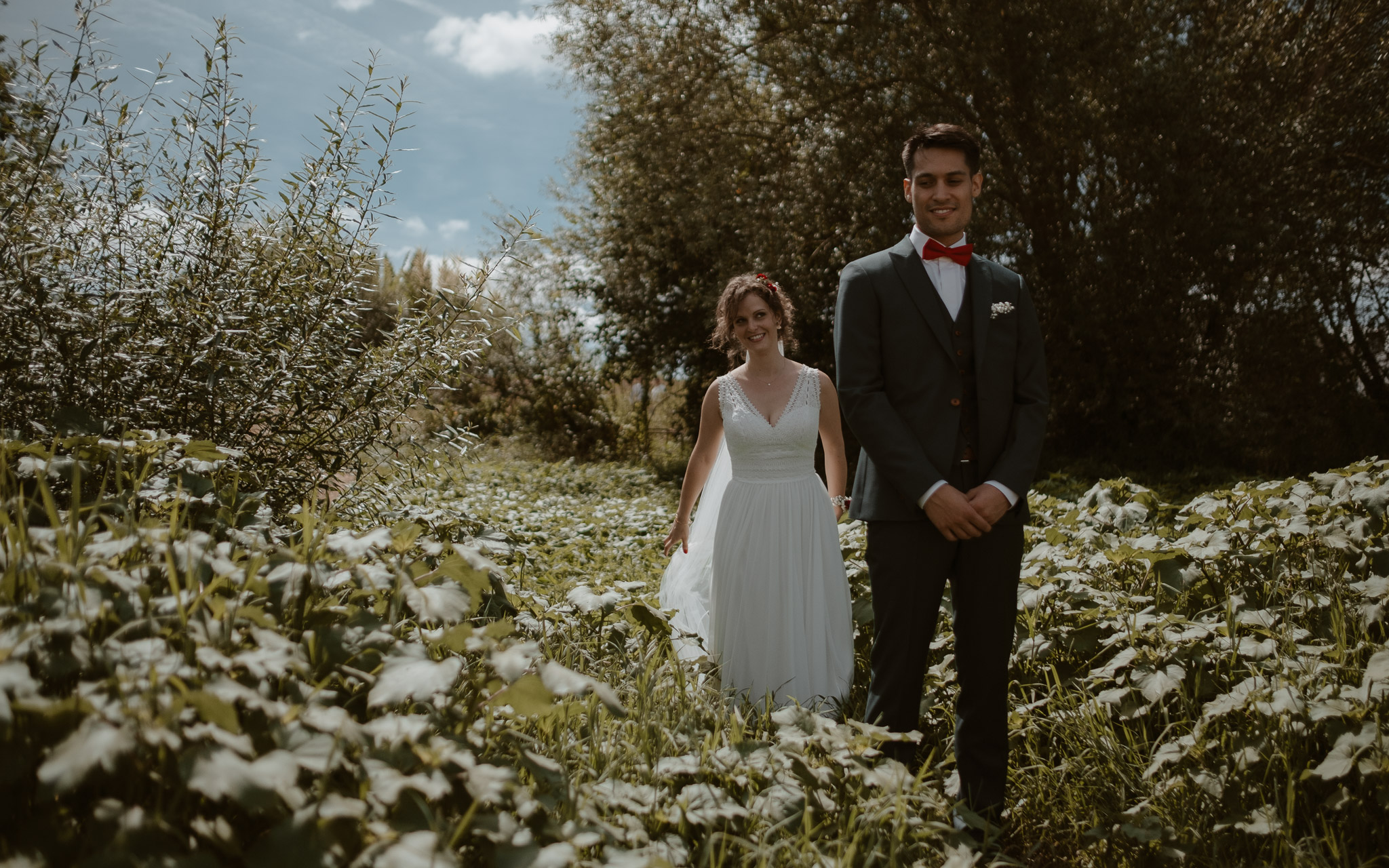 photographies d’un mariage multi-culturel à Freigné, entre Nantes, Angers et Ancenis.